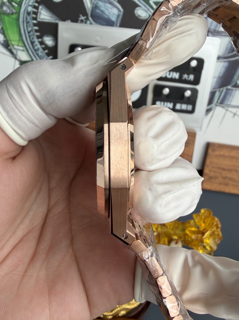 Audemars Piguet Royal Oak Openworked Rainbow 15412OR Frosted Rose Gold ...