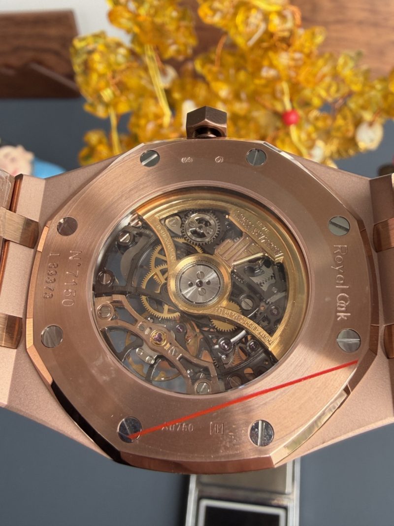 Audemars Piguet Royal Oak Openworked Rainbow 15412OR Frosted Rose Gold ...