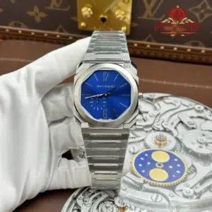 Bvlgari Octo Finissimo Extra Thin 103431 Steel Blue Dial Best Replica BVF 40mm