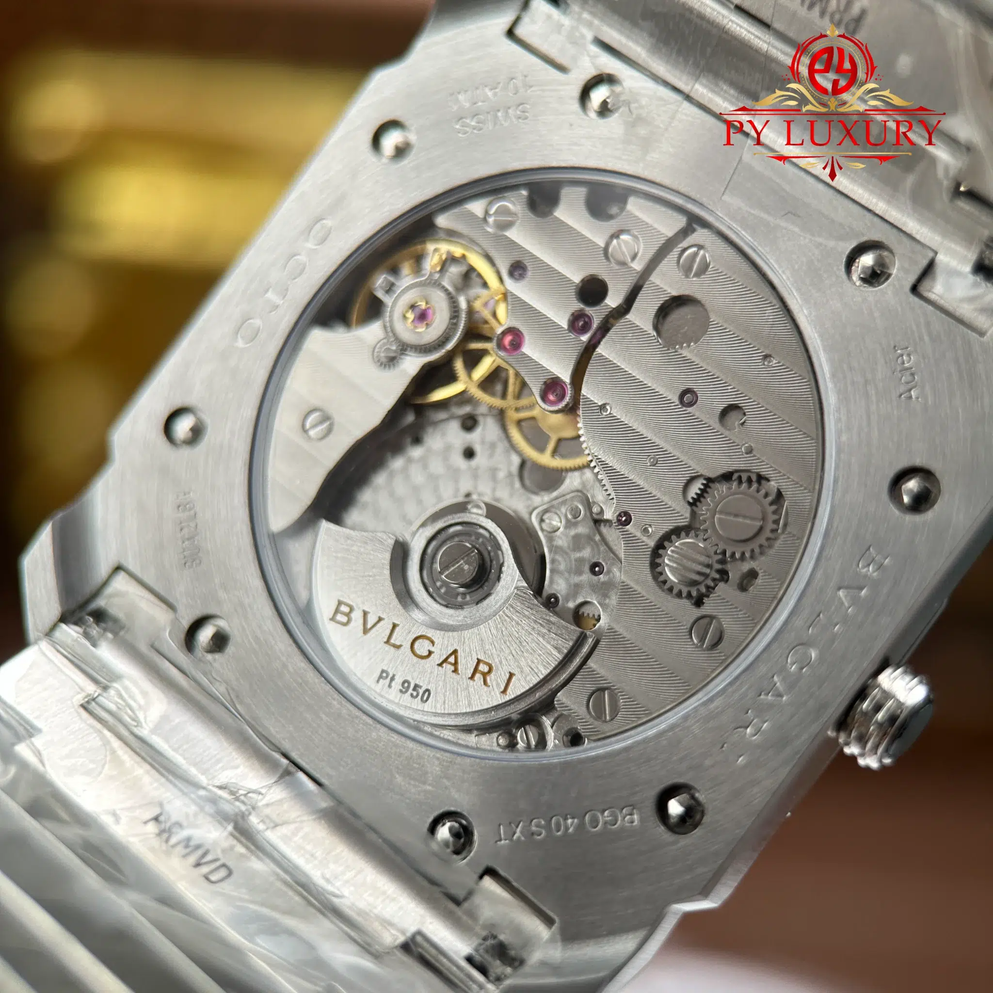 Bulgari Octo Finissimo Extra Thin 103431 Steel Blue Dial Best Replica - 9