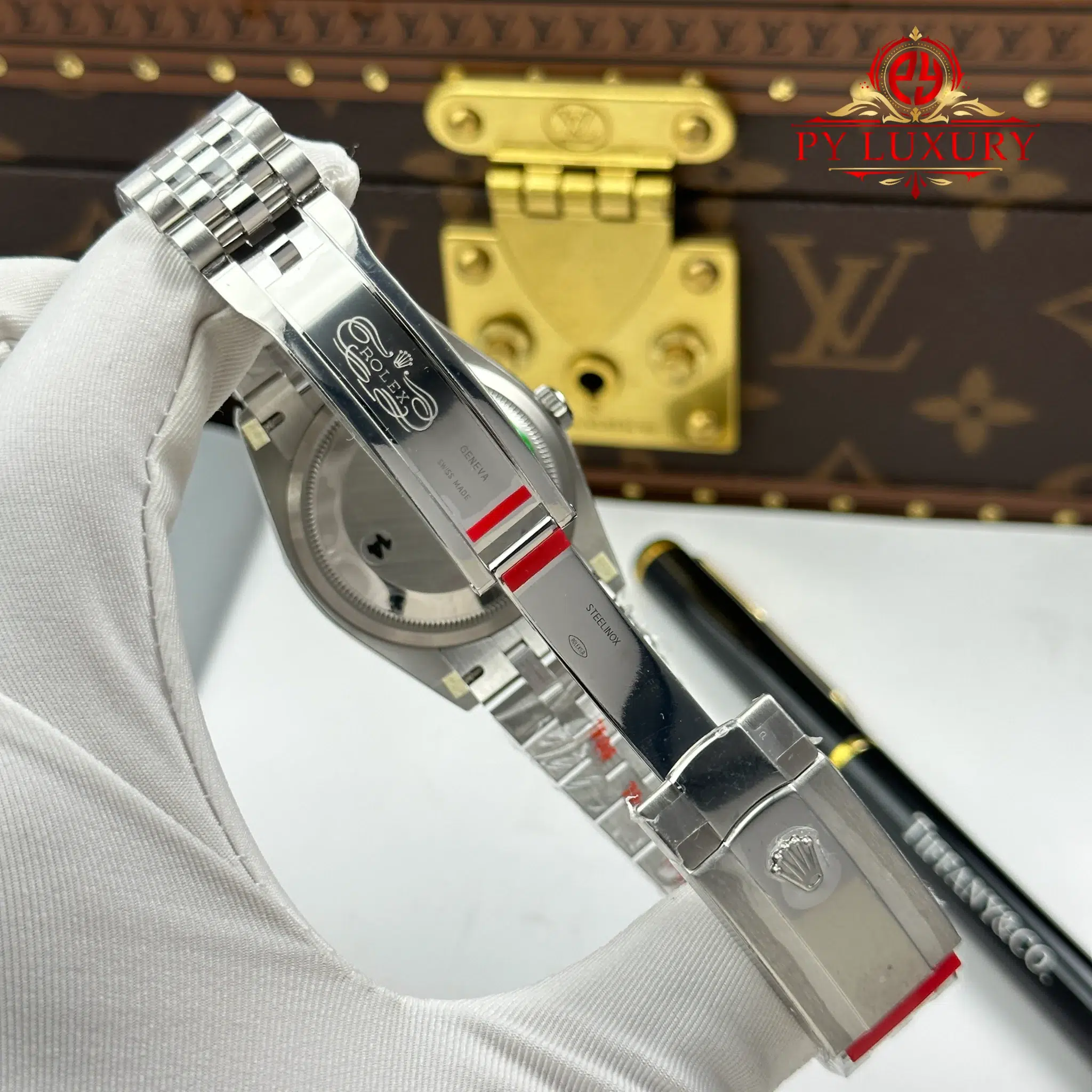 Rolex Datejust 126284RBR-0005 Silver Dial Diamond Bezel Jubilee Bracelet - 10