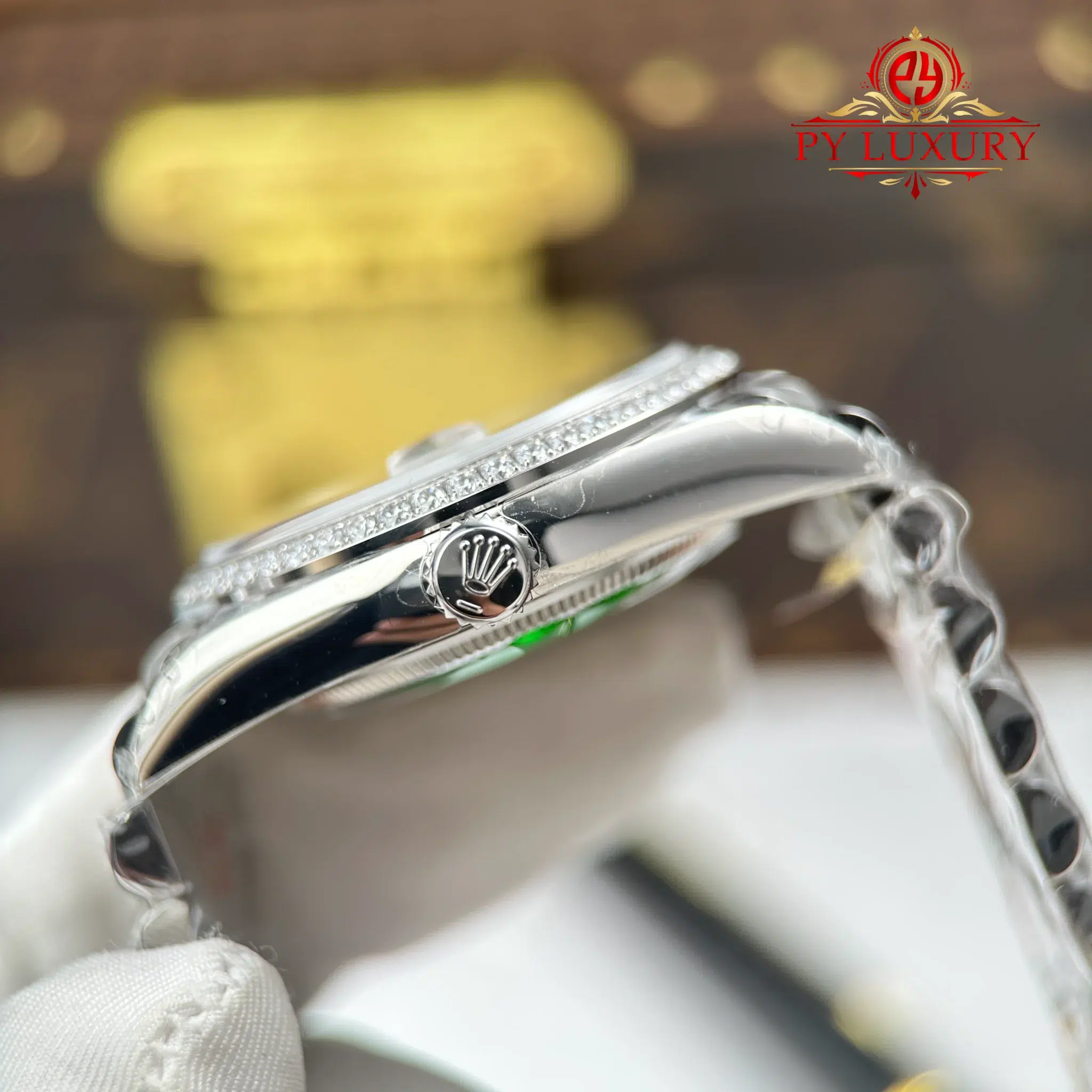 Rolex Datejust 126284RBR-0005 Silver Dial Diamond Bezel Jubilee Bracelet - 8