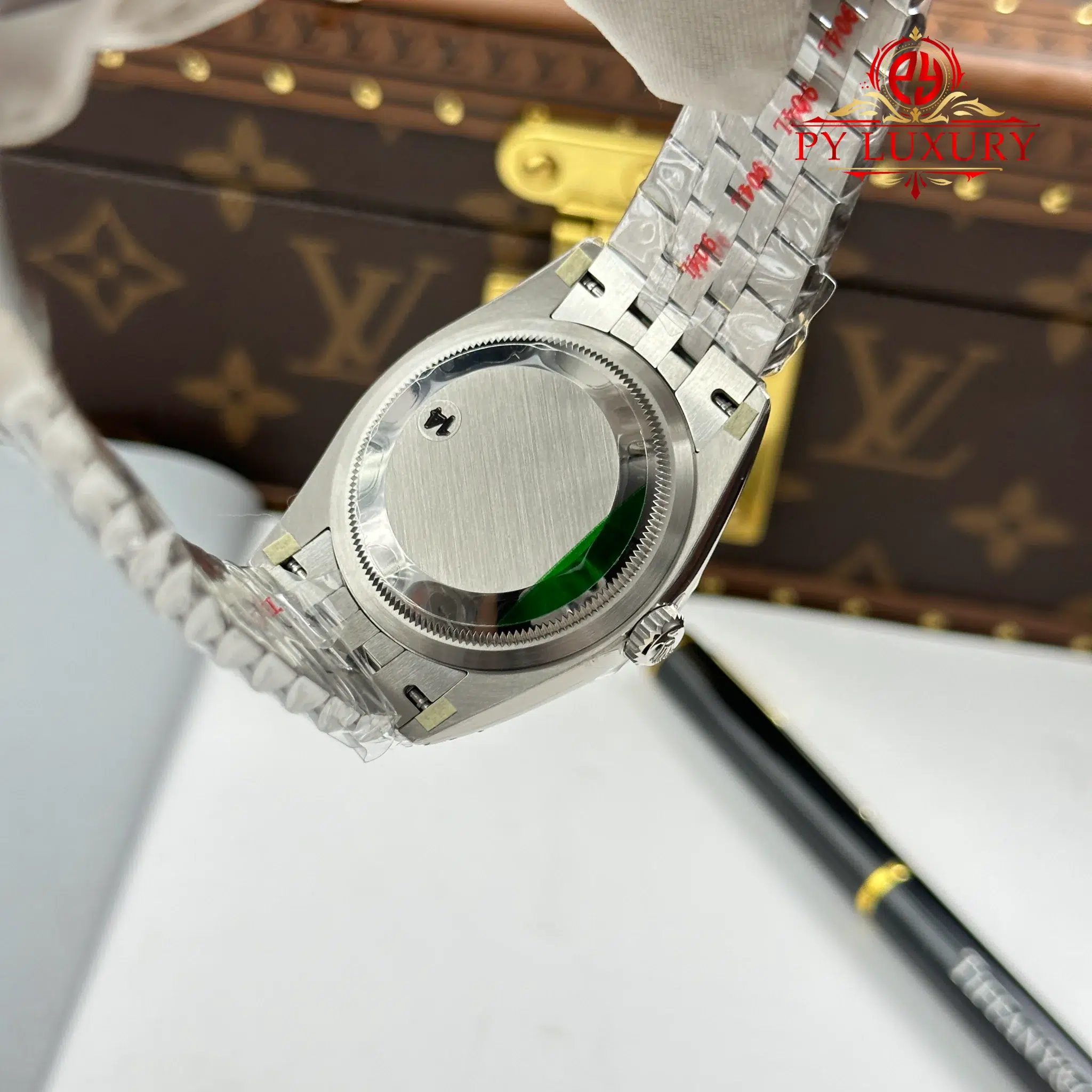 Rolex Datejust 126284RBR-0005 Silver Dial Diamond Bezel Jubilee Bracelet - 9