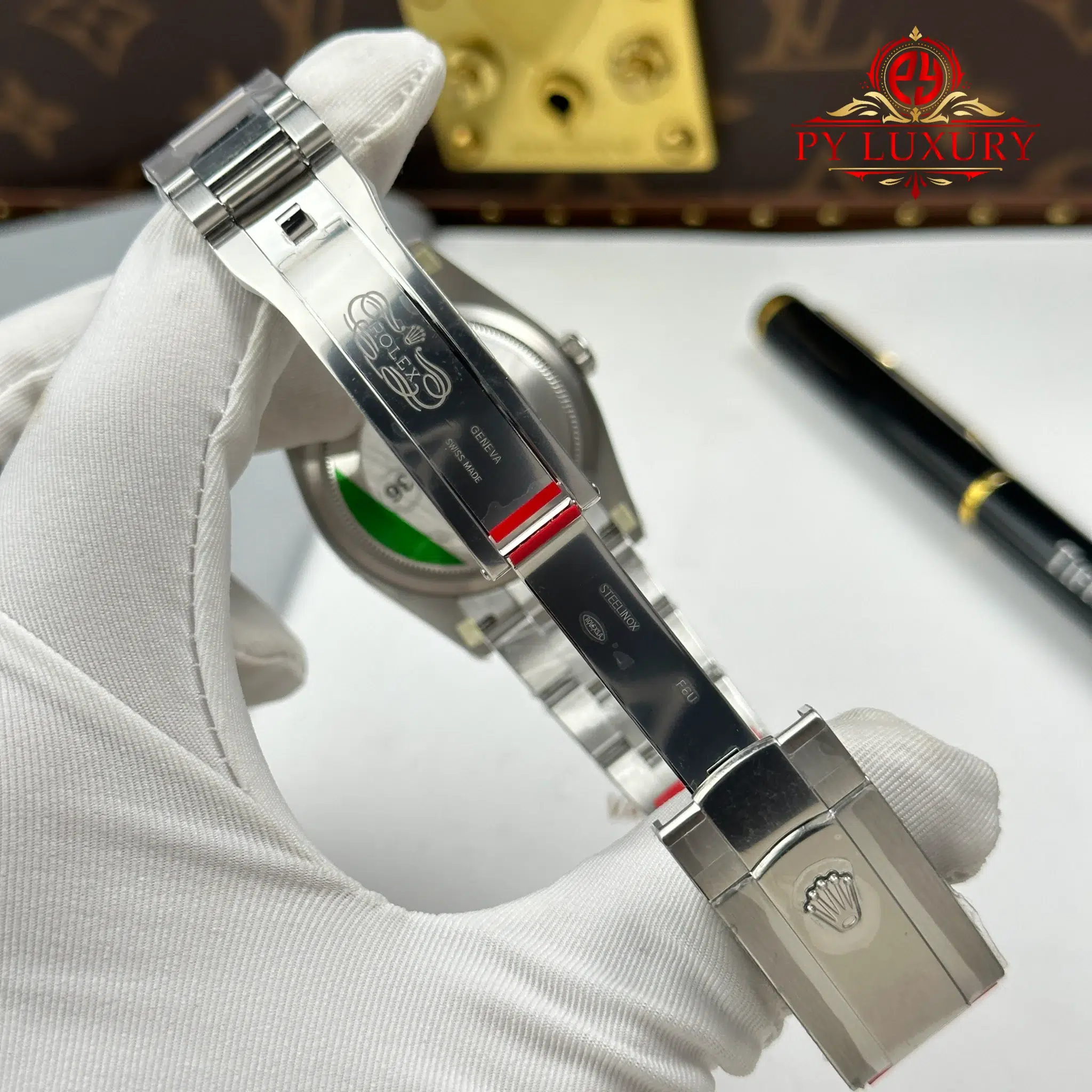 Rolex Datejust 126284RBR-0020 Black Diamond-set Dial Diamond Bezel Oyster Bracelet - 10