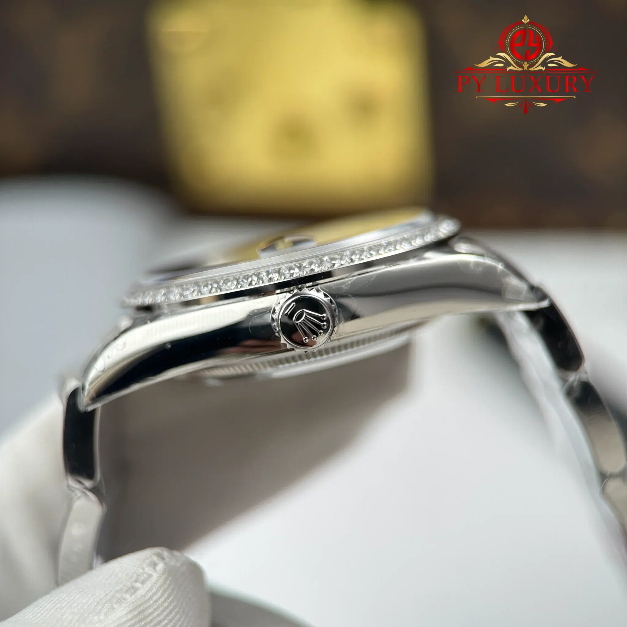 Rolex Datejust 126284RBR-0020 Black Diamond-set Dial Diamond Bezel Oyster Bracelet - 8