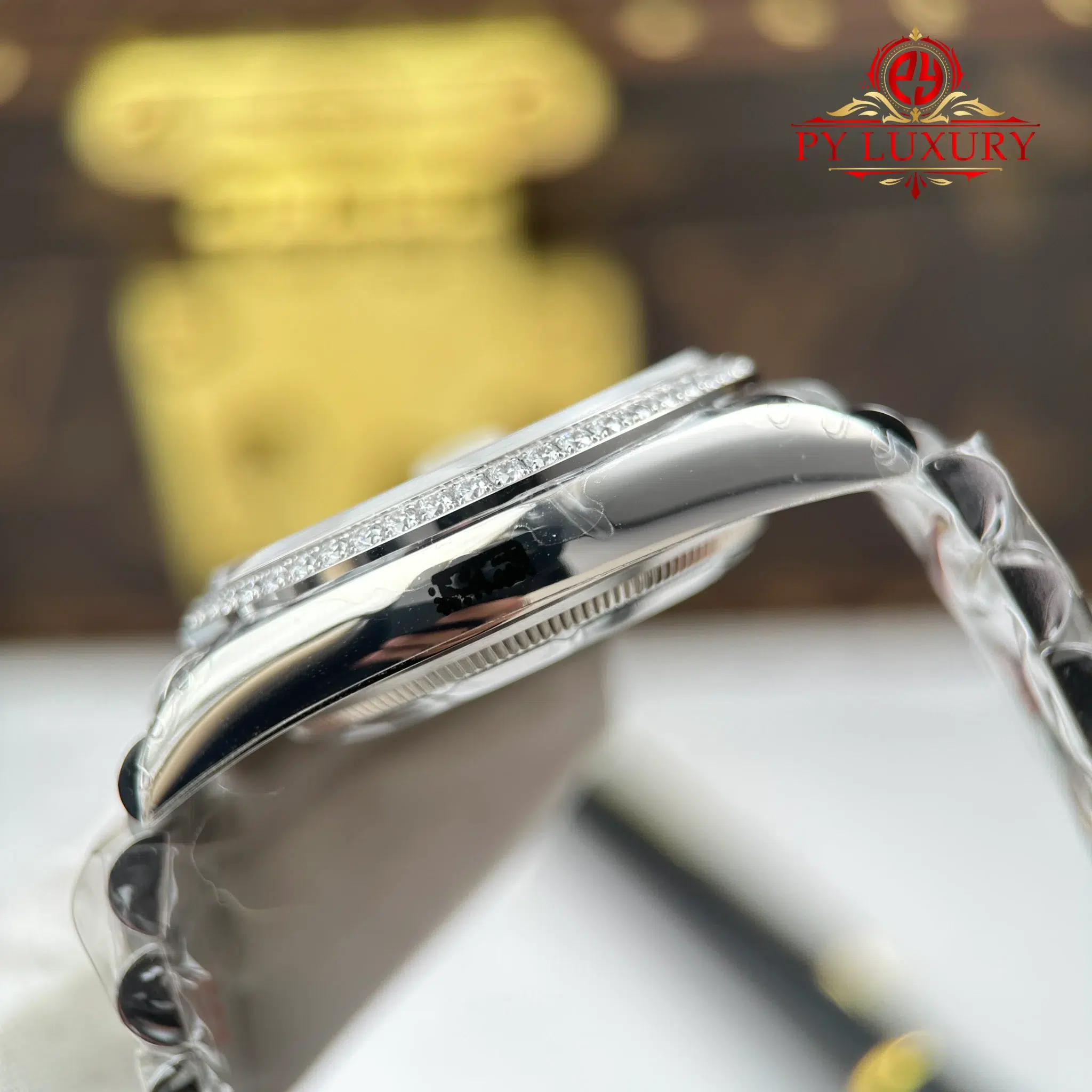 Rolex Datejust 126284RBR-0043 Mint Green Dial Diamond Bezel Jubilee Bracelet - 7