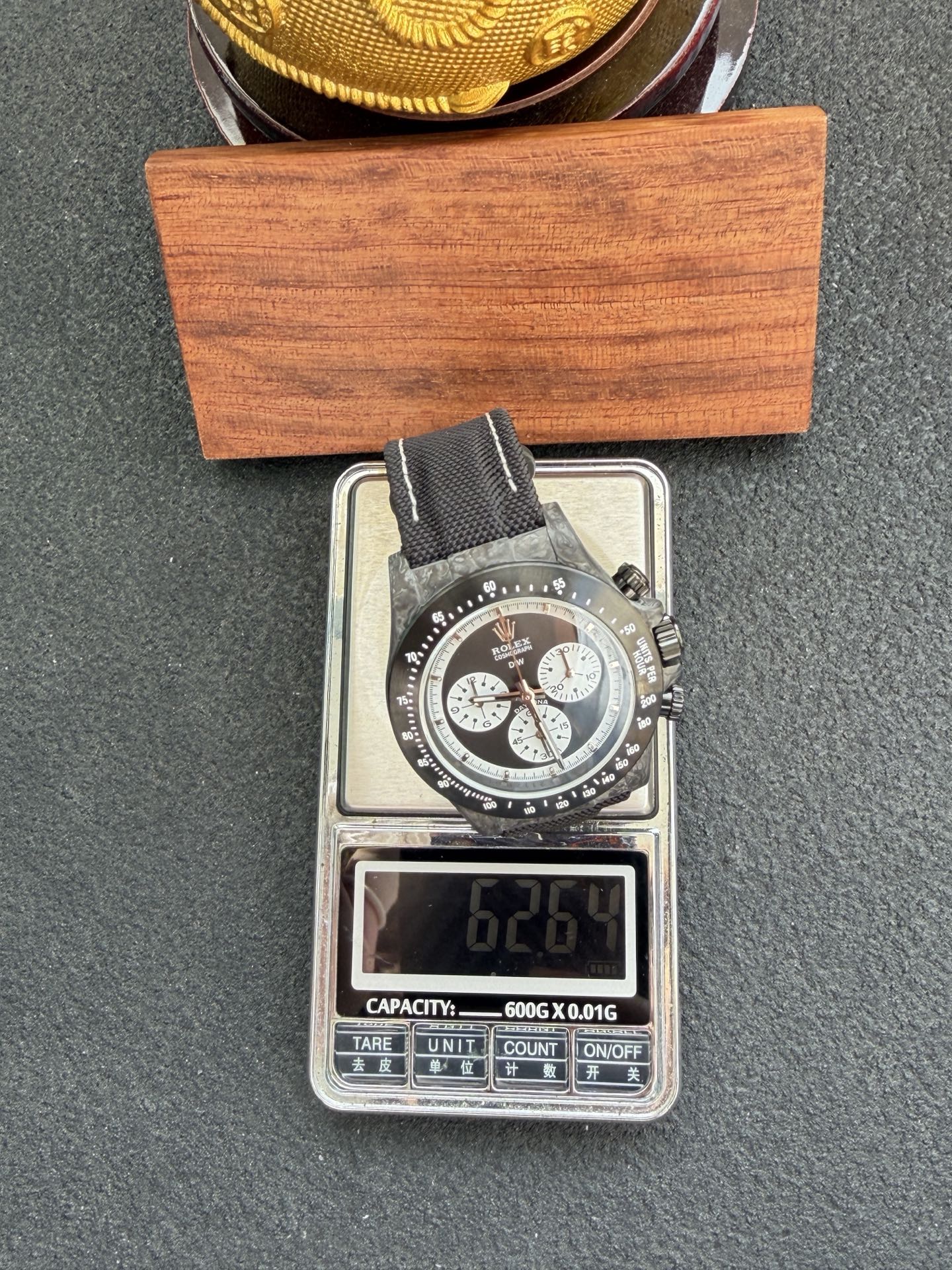 Rolex DiW Daytona PAUL NEWMAN BLACK DLC Best Replica - 12