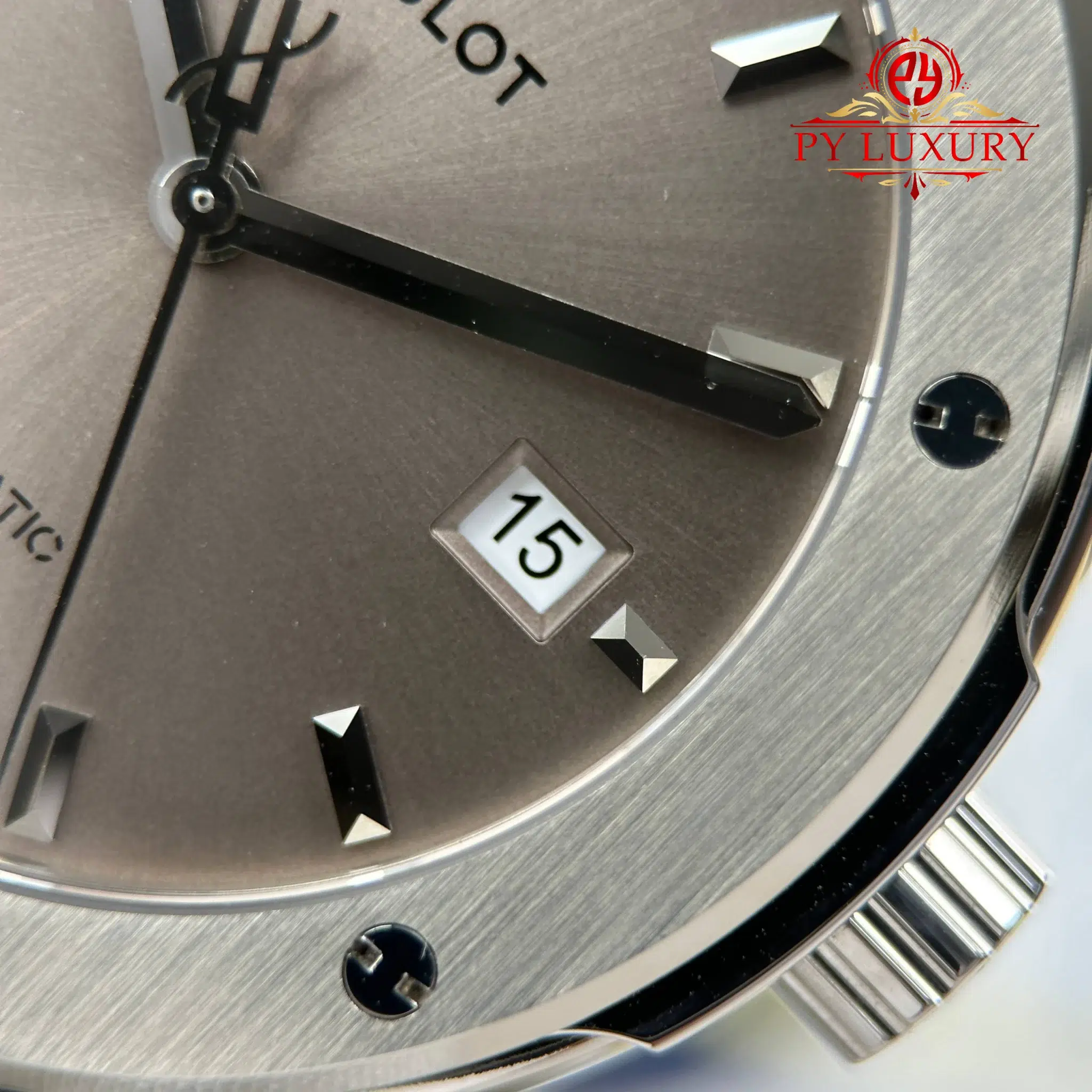 Hublot Classic Fusion Titanium Essential Taupe Dial Rubber Strap - 7