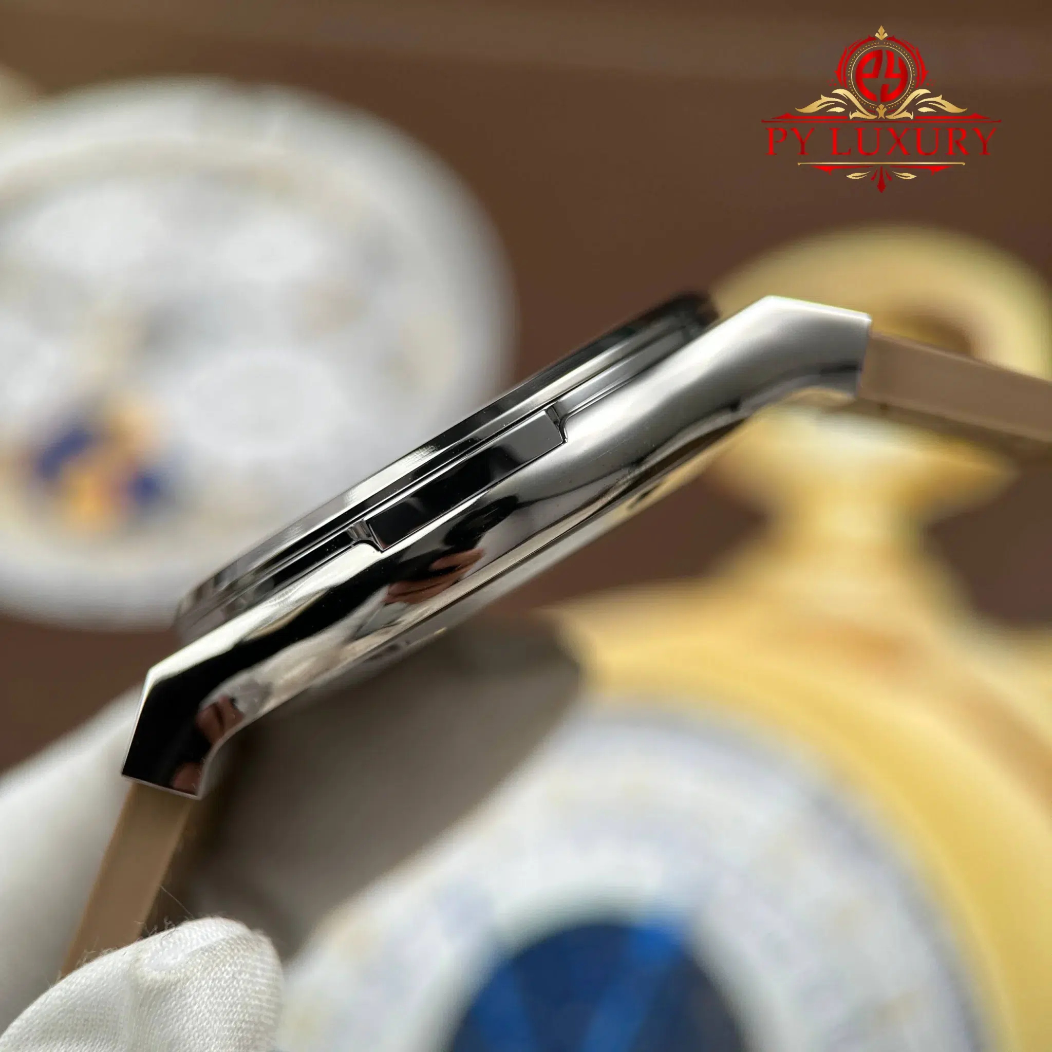 Hublot Classic Fusion Titanium Essential Taupe Dial Rubber Strap - 8