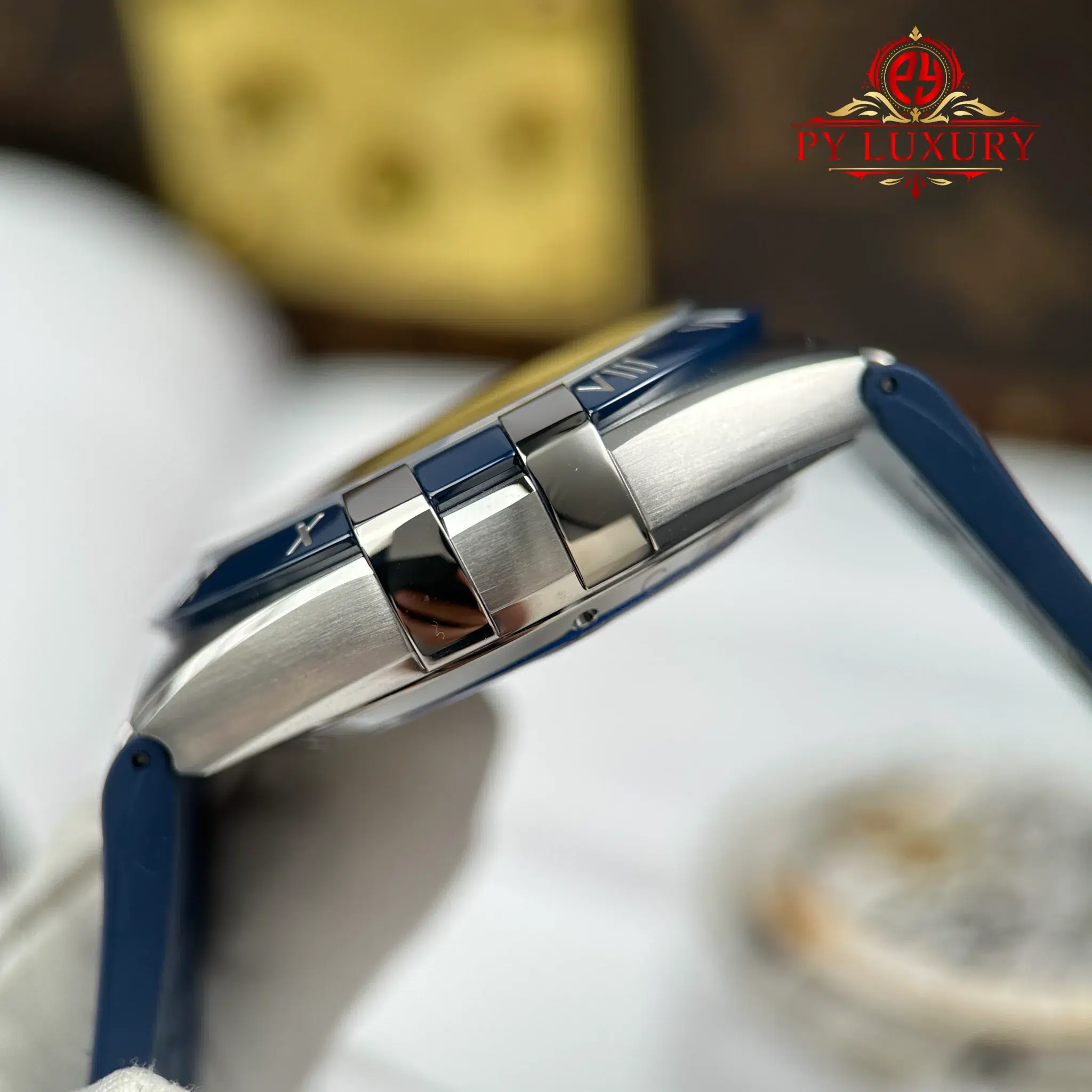 Omega Constellation Chronometer Blue Dial 131.33.41.21.03.001 Leather Strap - 7