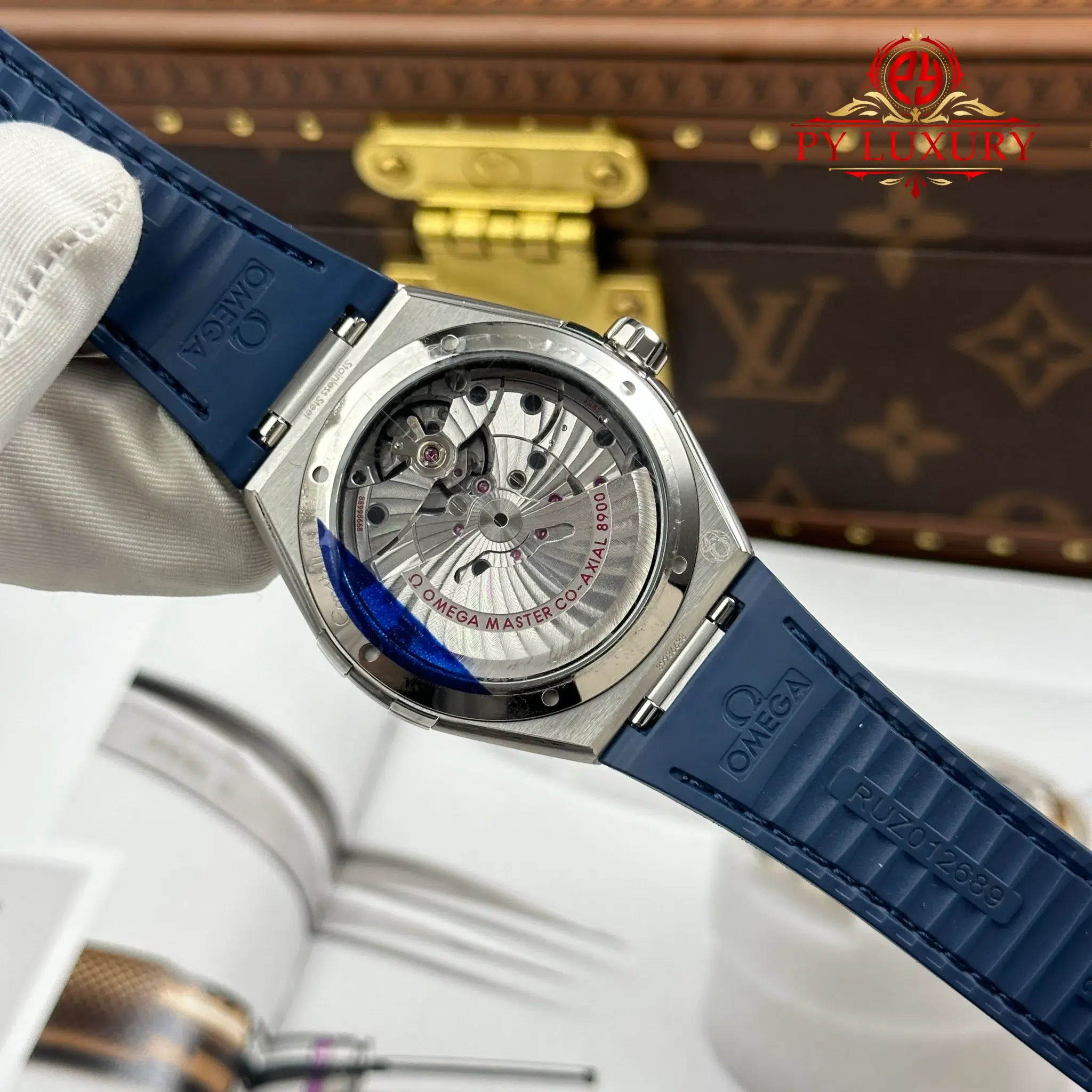 Omega Constellation Chronometer Blue Dial 131.33.41.21.03.001 Leather Strap - 9