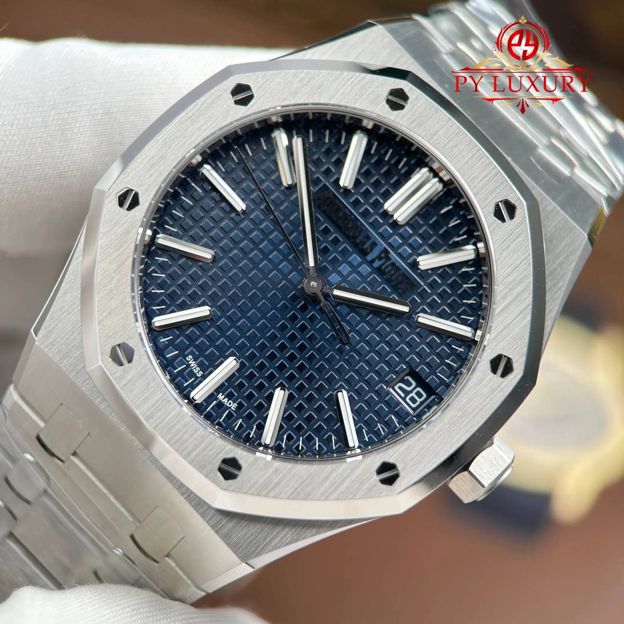 Audemars Piguet Royal Oak 15510ST Blue Dial Super Clone TOP Factory - 3