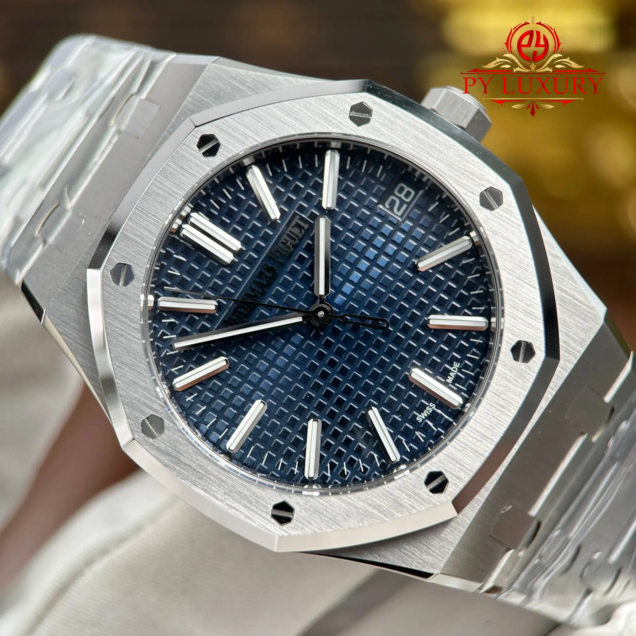 Audemars Piguet Royal Oak 15510ST Blue Dial Super Clone TOP Factory - 4