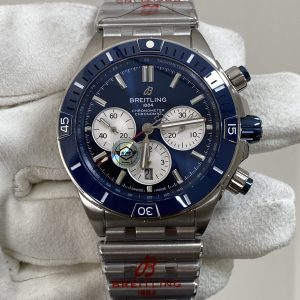 Breitling Super Chronomat B01 AB0136161C1A1 Blue Dial Best Replica BLF