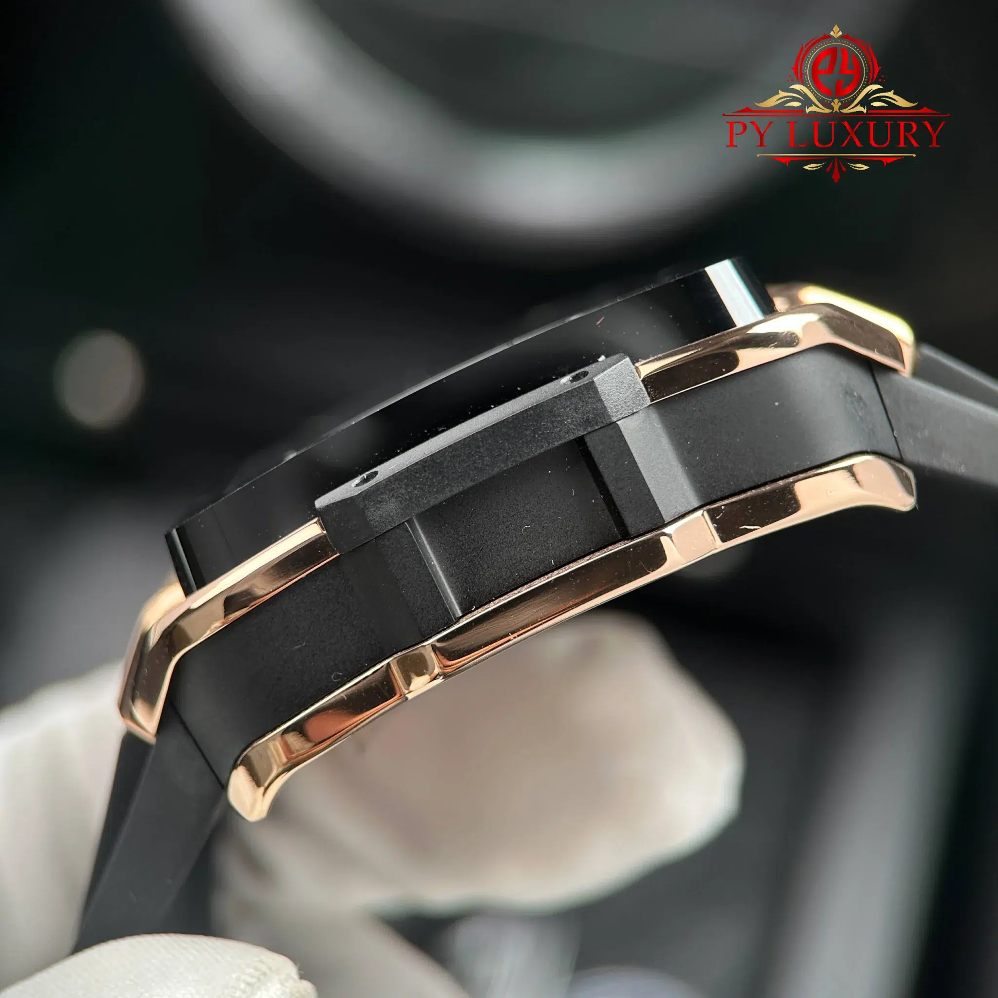 Hublot Square Bang Unico King Gold Ceramic Black Best Replica BBF - 8