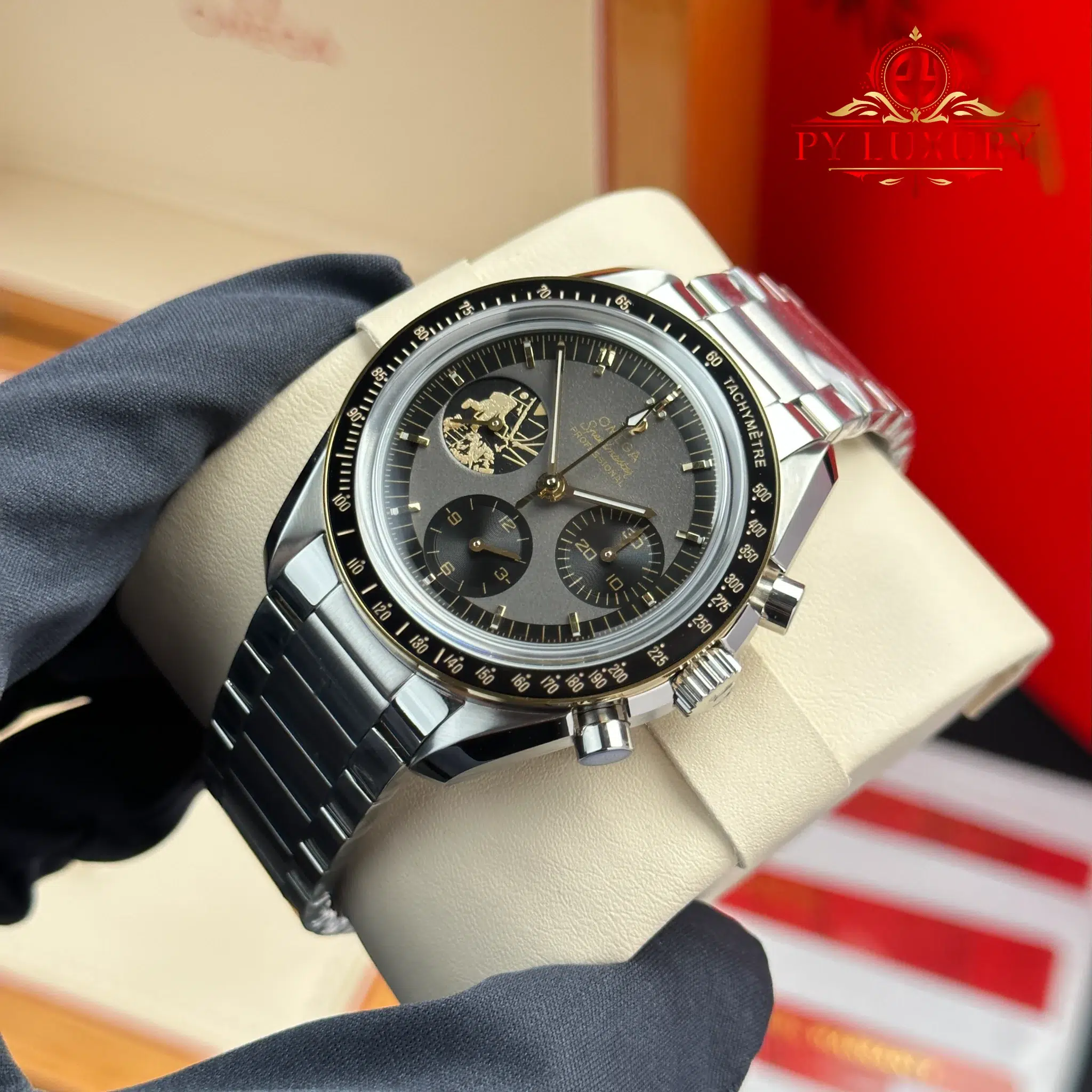 Omega Speedmaster Moonwatch Apollo 11 50th Anniversary Best Replica N1 - 2