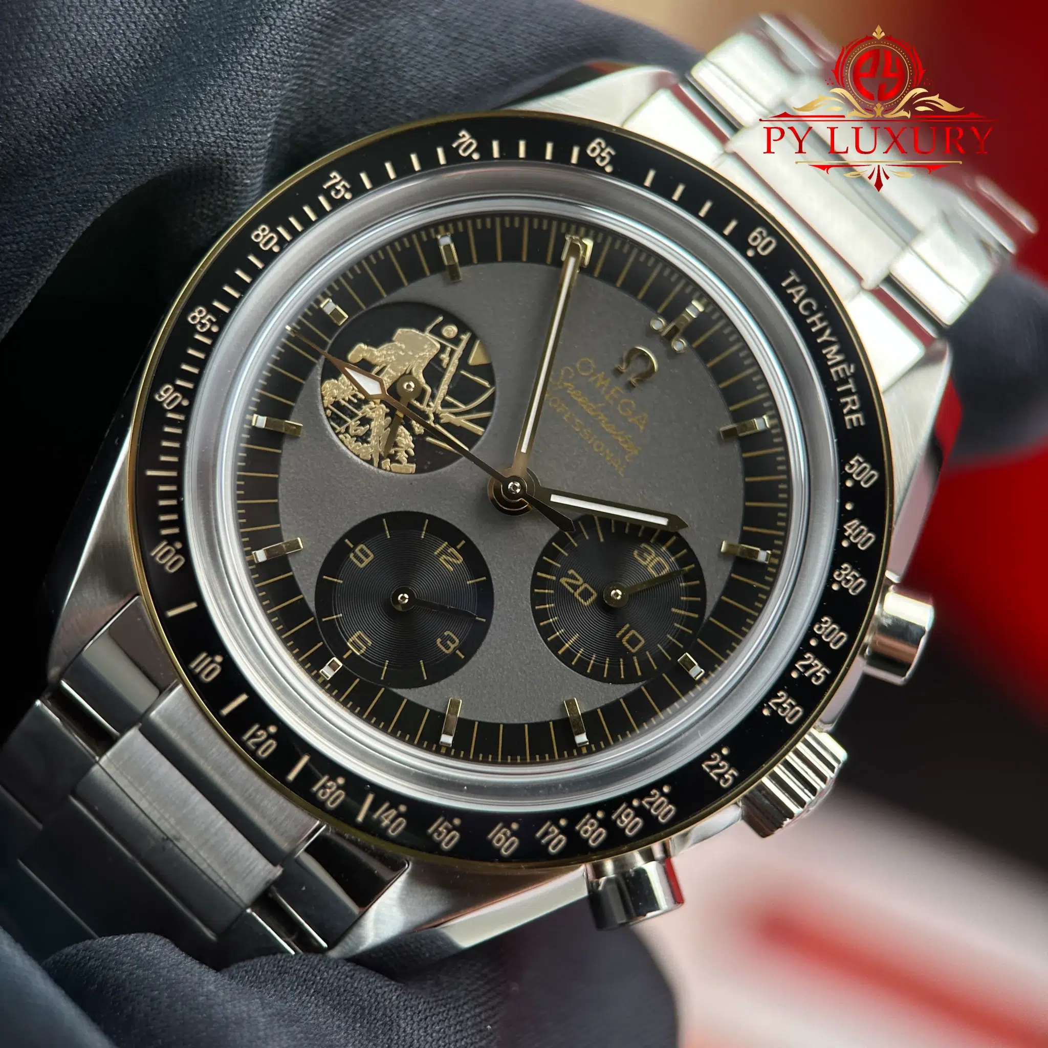 Omega Speedmaster Moonwatch Apollo 11 50th Anniversary Best Replica N1 - 5