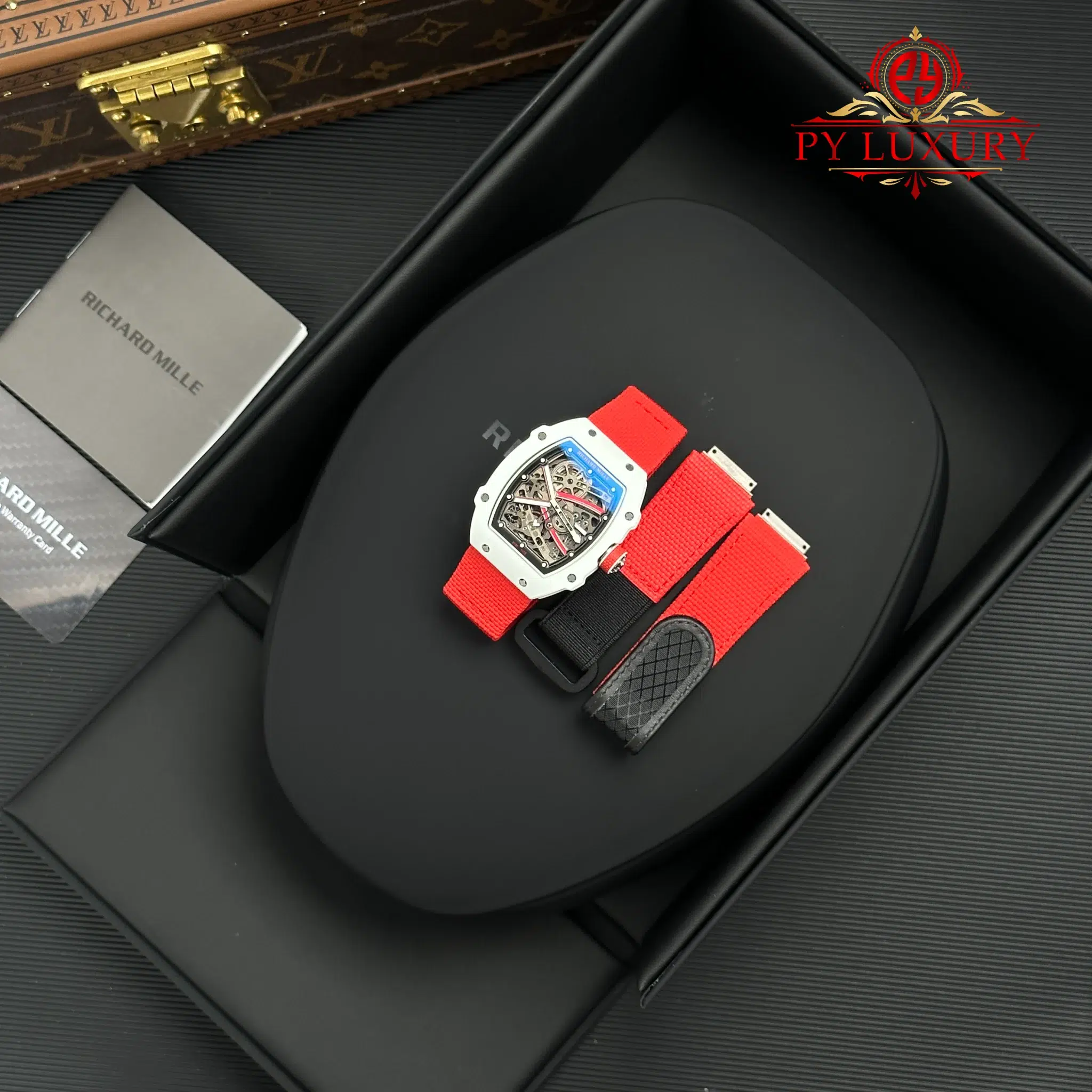 Richard Mille RM67-02 Charles Leclerc Monaco Red White Quartz TPT - 1