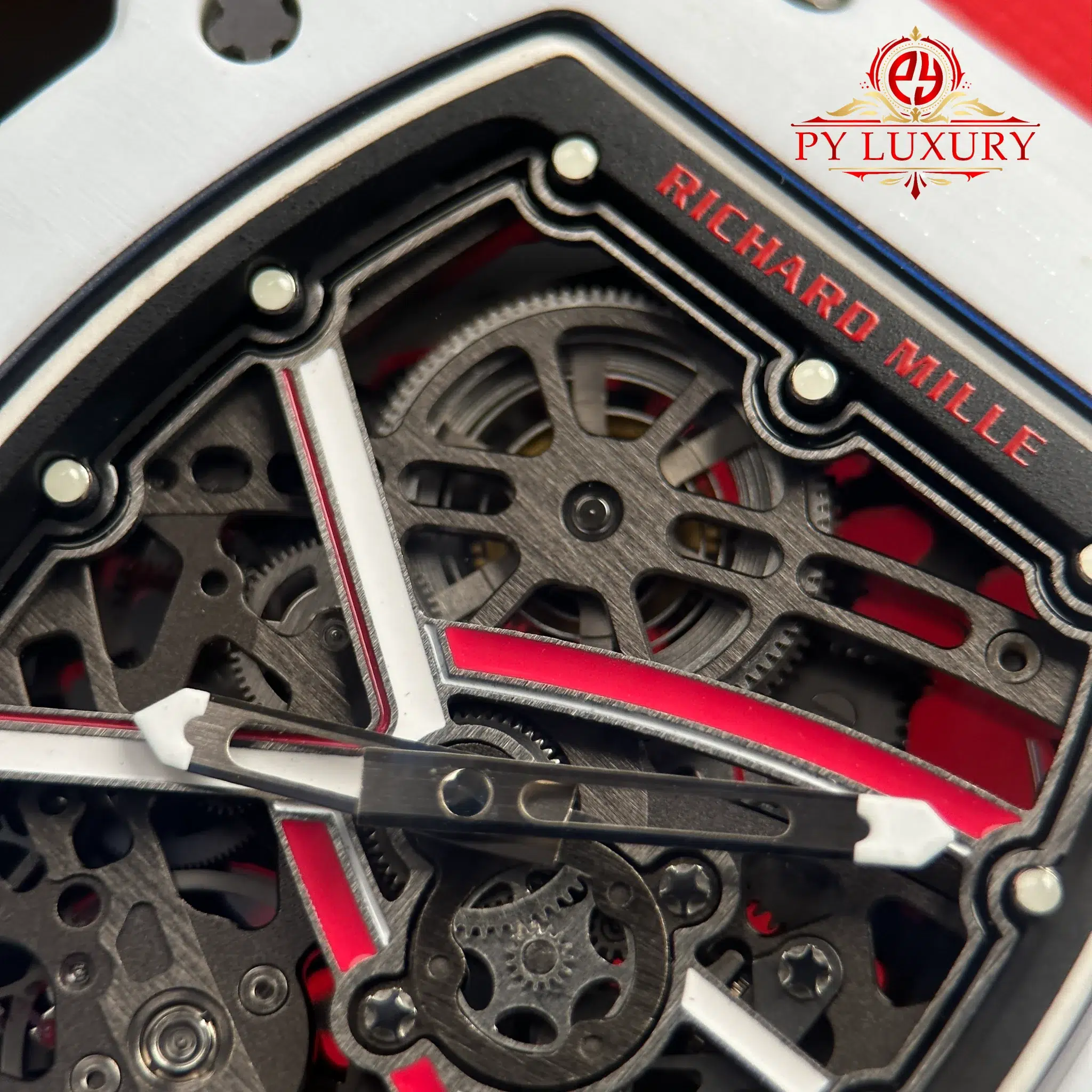 Richard Mille RM67-02 Charles Leclerc Monaco Red White Quartz TPT - 10