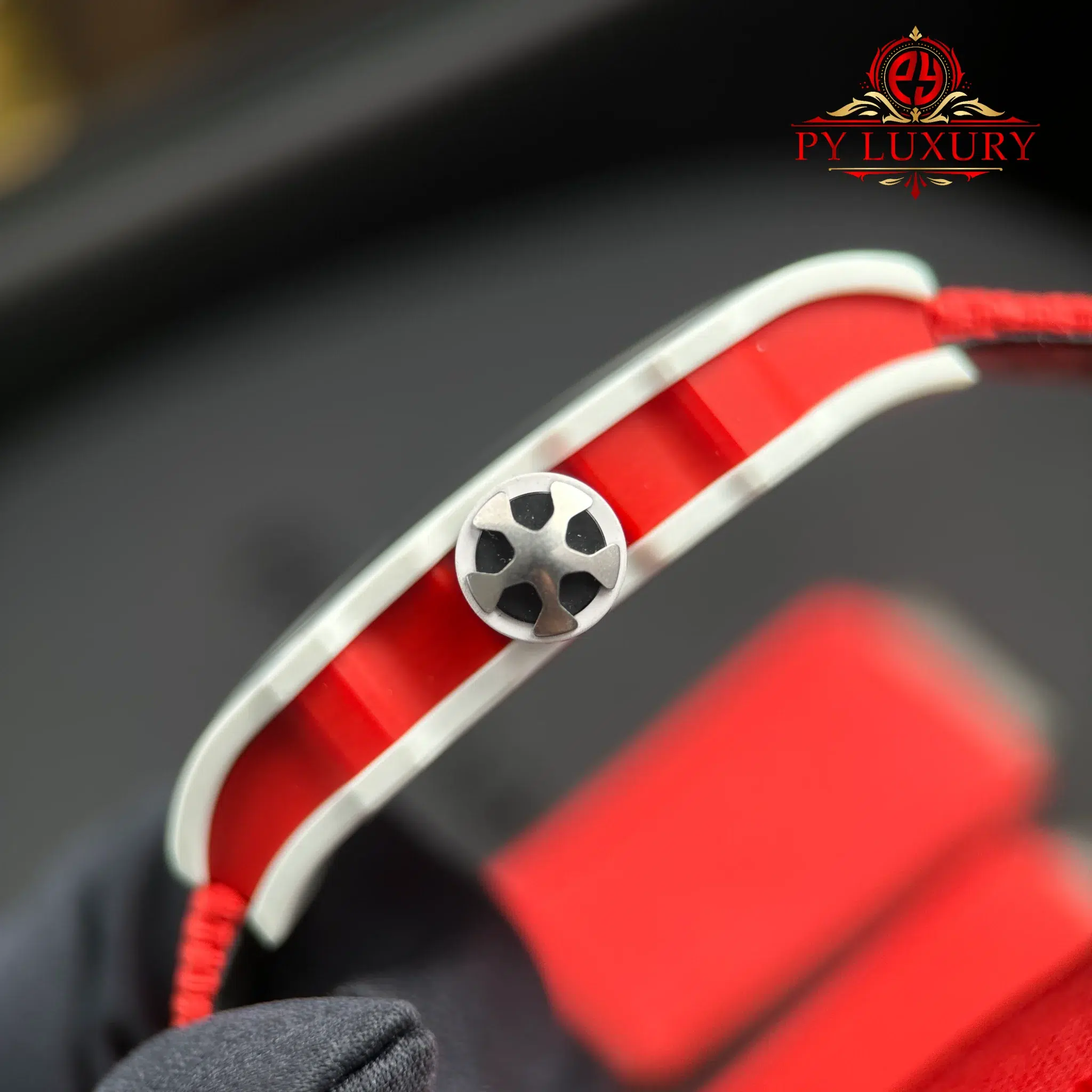 Richard Mille RM67-02 Charles Leclerc Monaco Red White Quartz TPT - 14