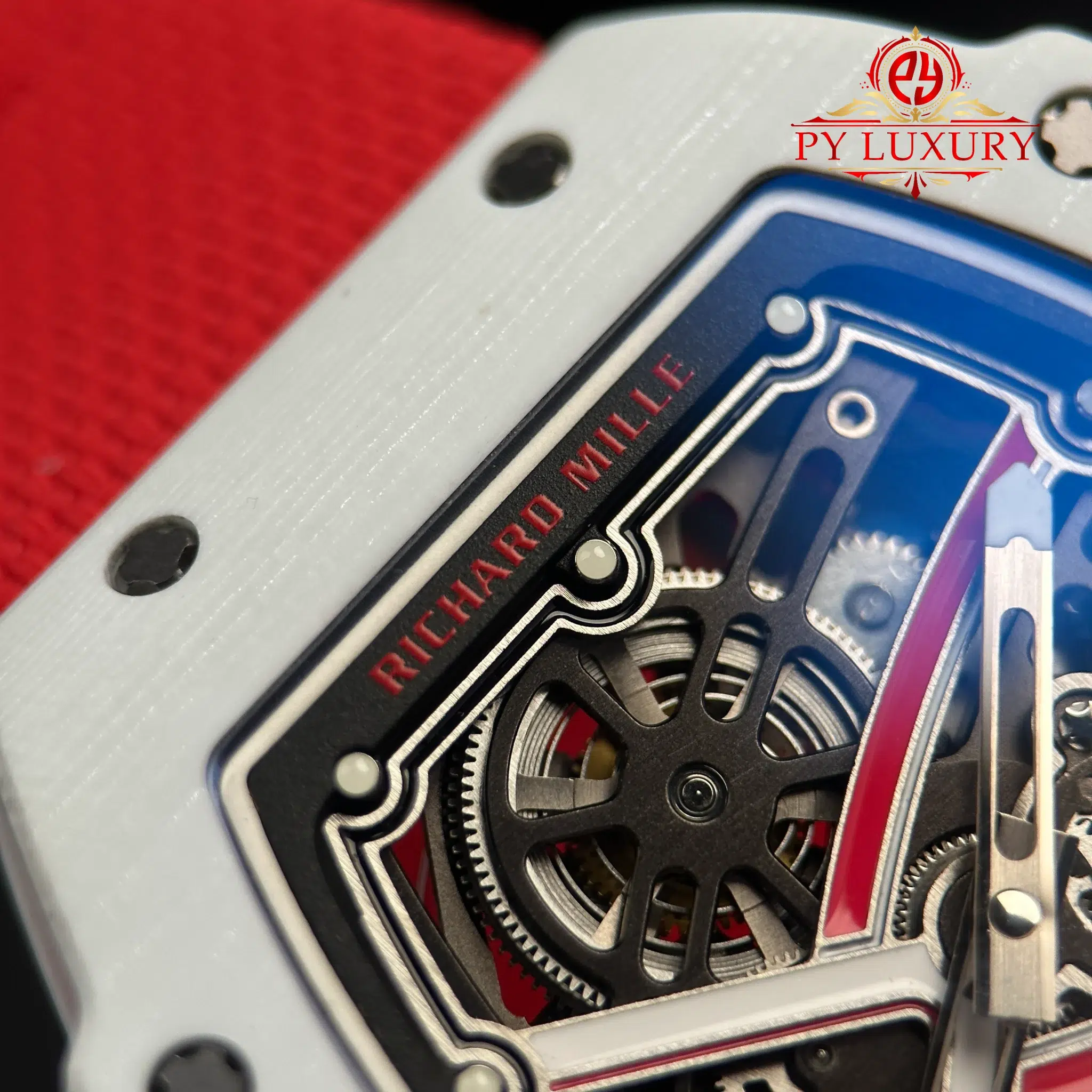 Richard Mille RM67-02 Charles Leclerc Monaco Red White Quartz TPT - 6