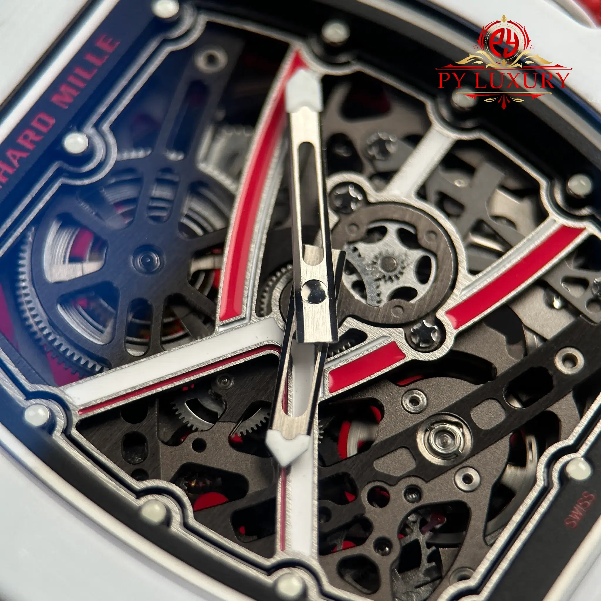 Richard Mille RM67-02 Charles Leclerc Monaco Red White Quartz TPT - 8