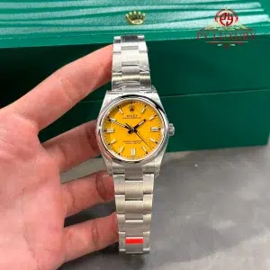 Rolex Oyster Perpetual 36 126000 Yellow Dial 1:1 Best Replica VSF 36mm