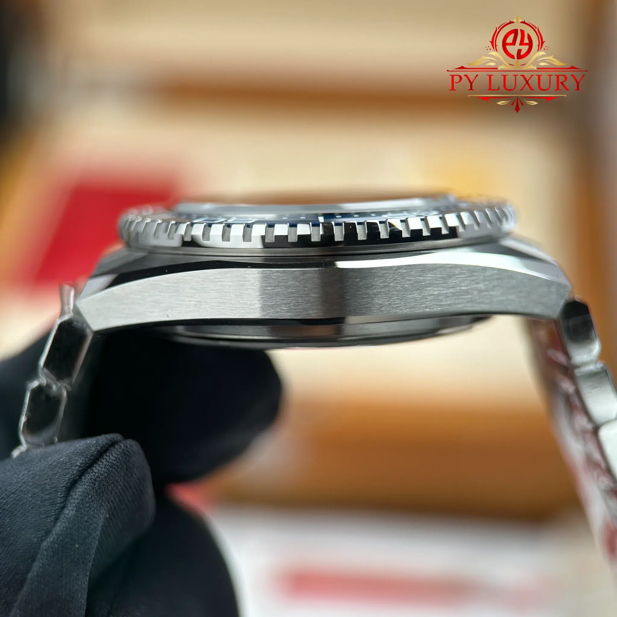 Omega Seamaster Planet Ocean 600m Black Dial Blue Ceramic Bezel - 11