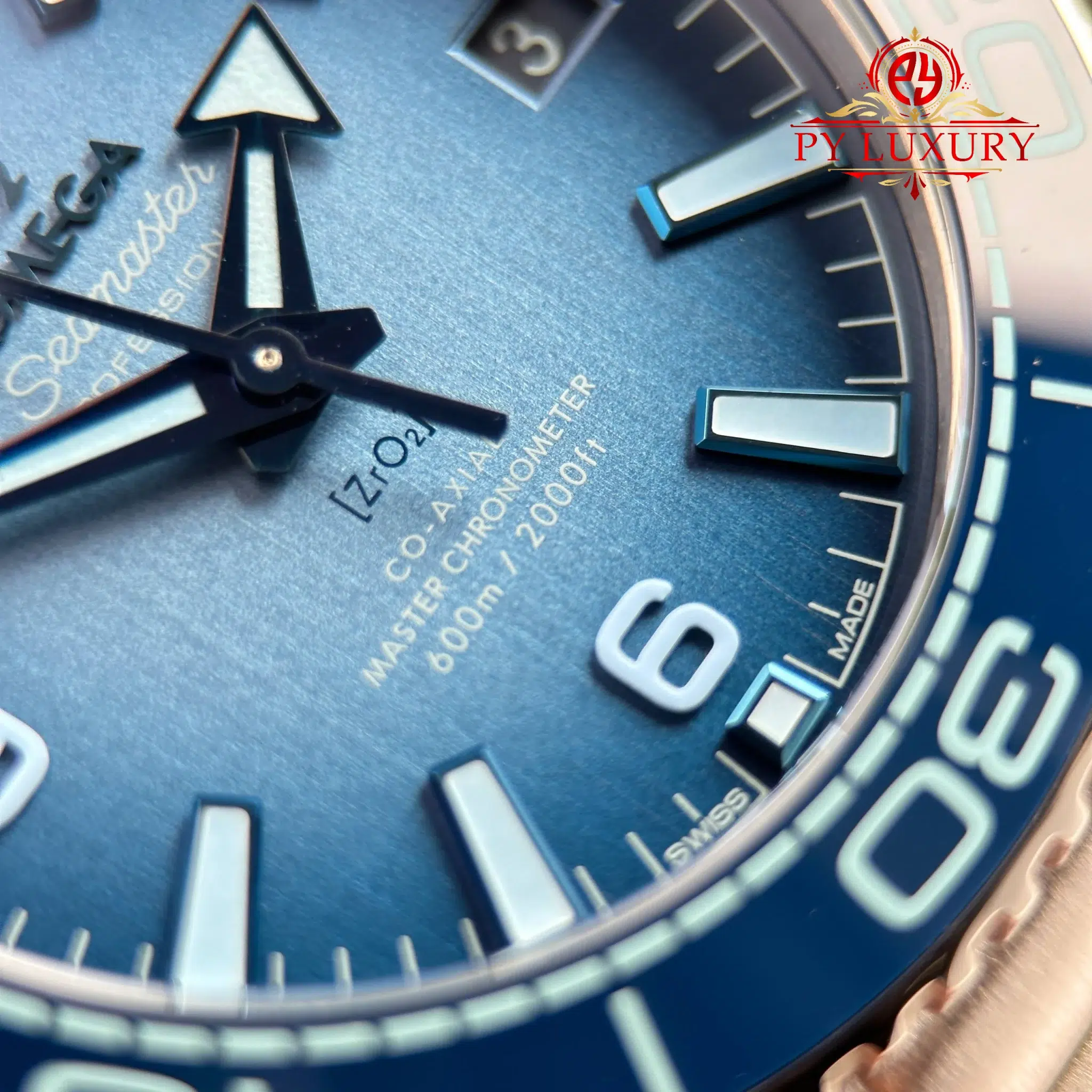 Omega Seamaster Planet Ocean 600M Summer Blue Dial Best Replica VSF - 8