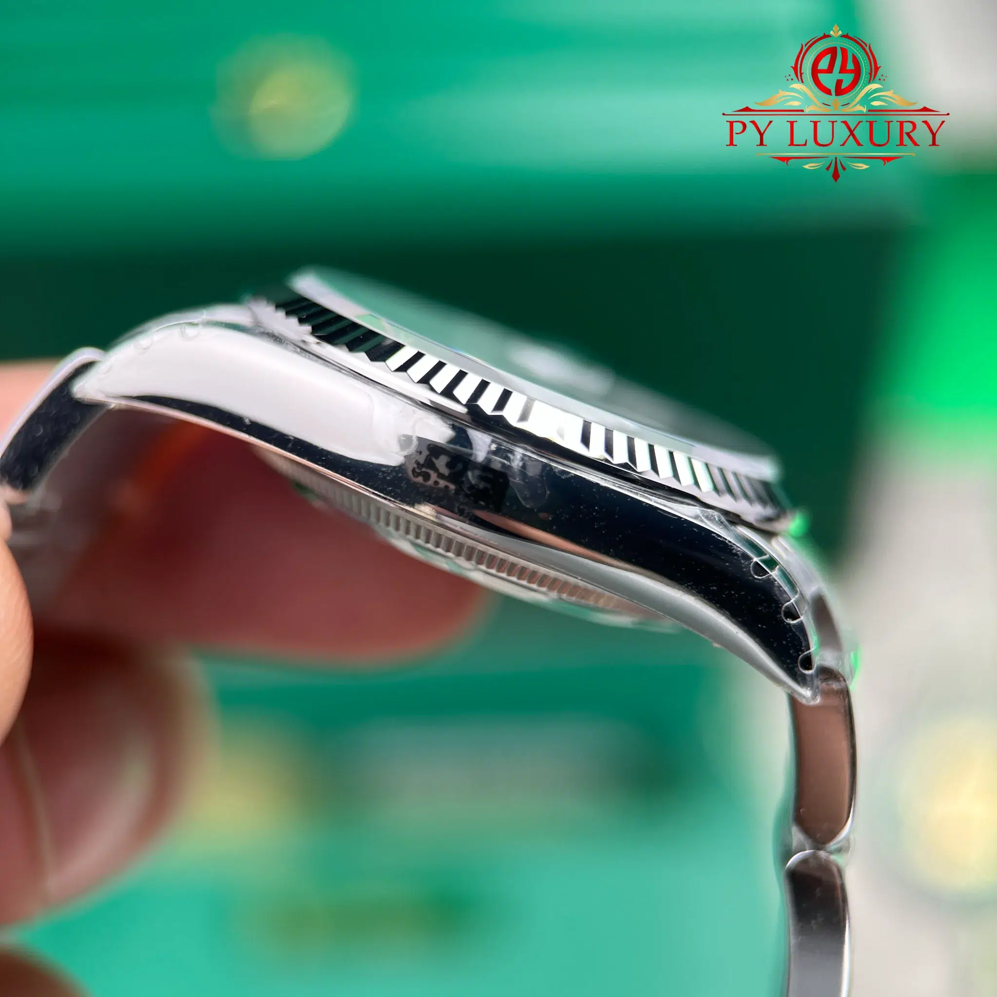 Rolex Datejust 126234 Green Ombré Dial Fluted Bezel Oyster Bracelet - 10