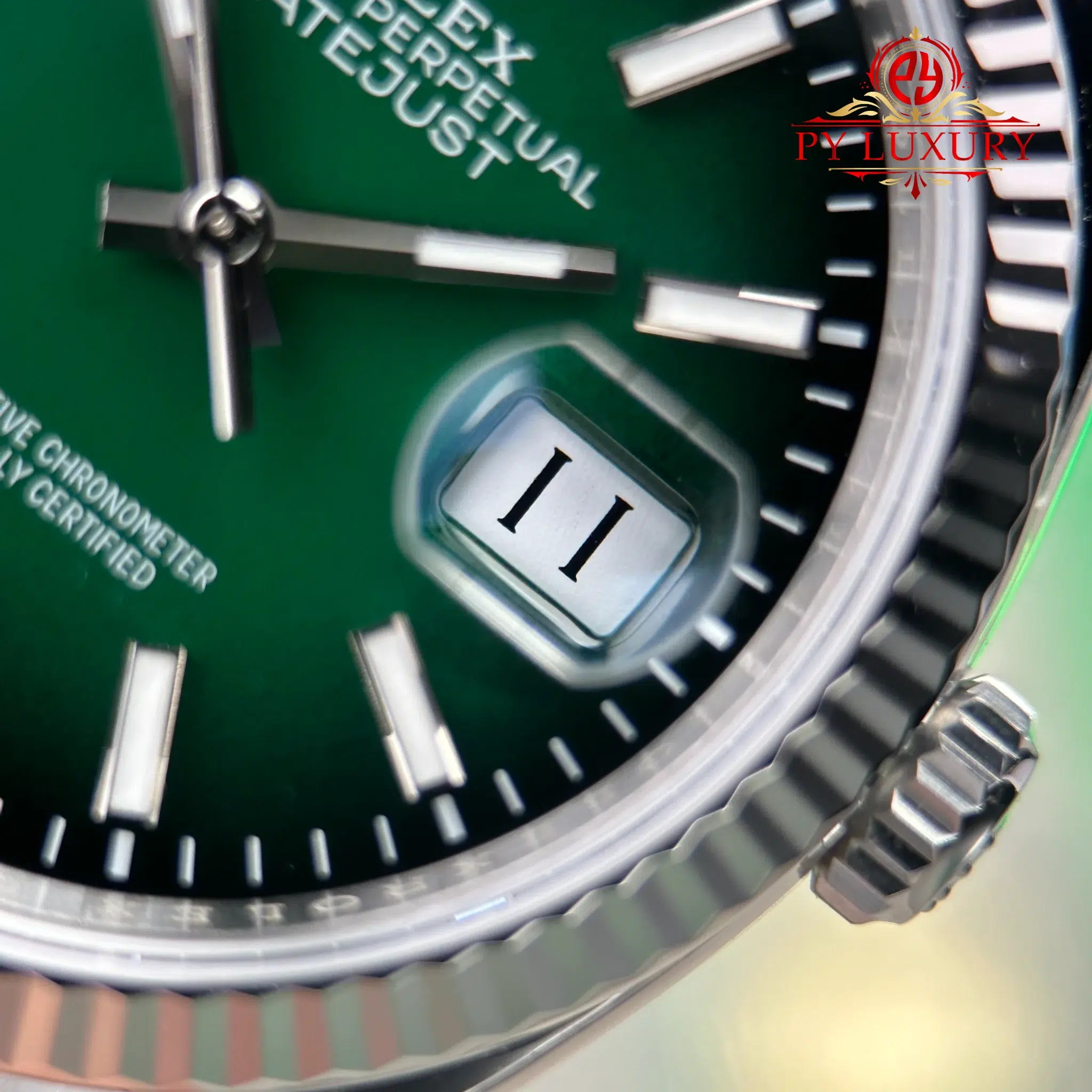 Rolex Datejust 126234 Green Ombré Dial Fluted Bezel Oyster Bracelet - 7