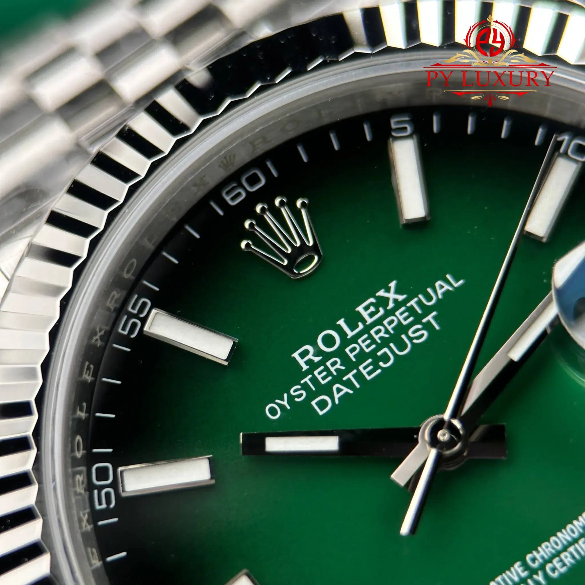 Rolex Datejust 126334 Stainless Steel Green Ombré Dial Jubilee 1 1 Best Replica VSF - 6