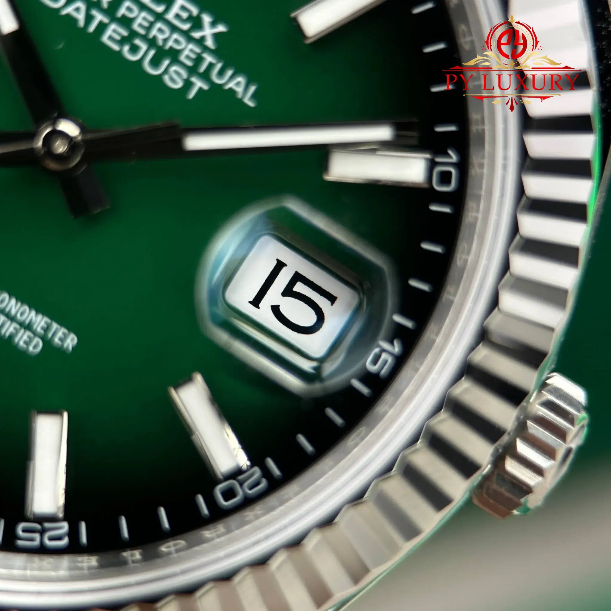 Rolex Datejust 126334 Stainless Steel Green Ombré Dial Jubilee 1 1 Best Replica VSF - 7