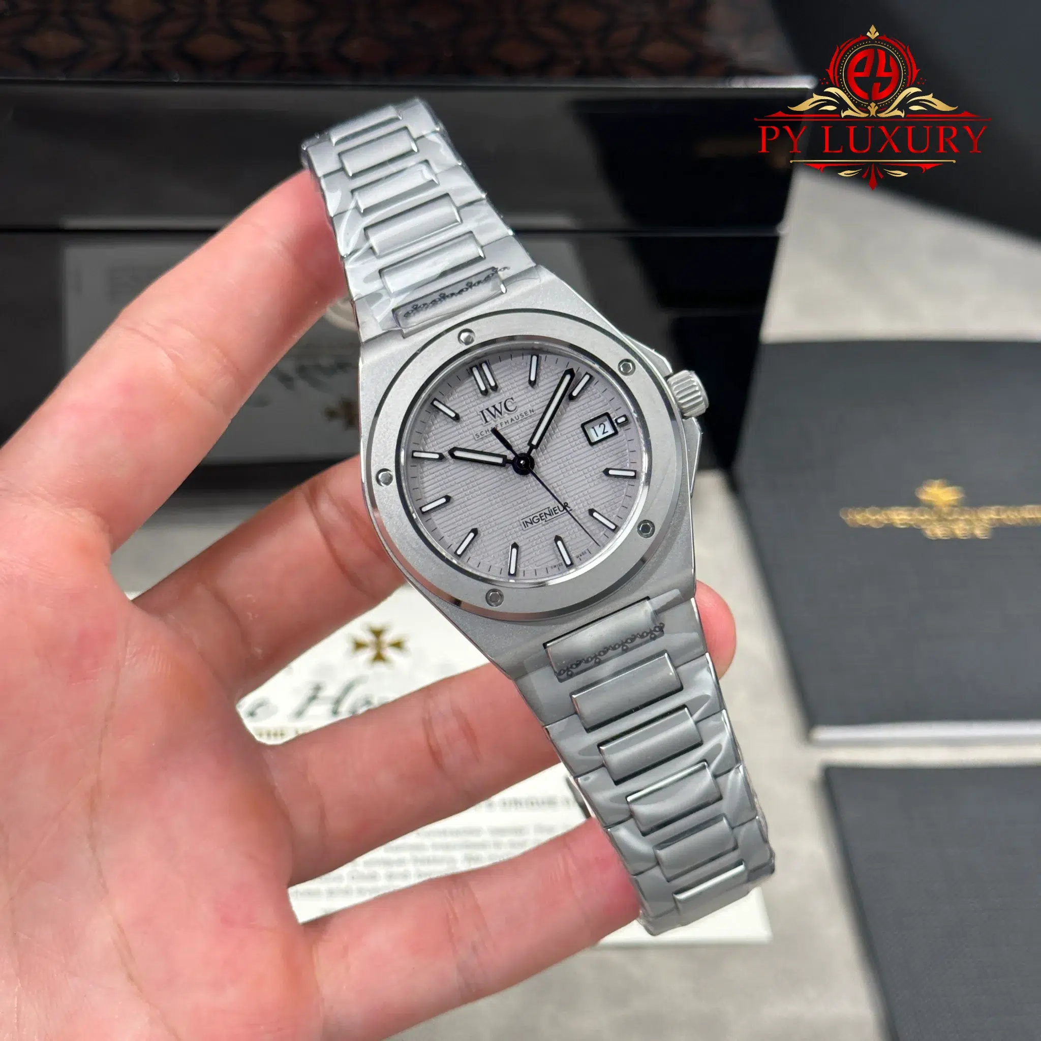 IWC Ingenieur Automatic IW328904 Grey Dial Best Replica GHF - 2