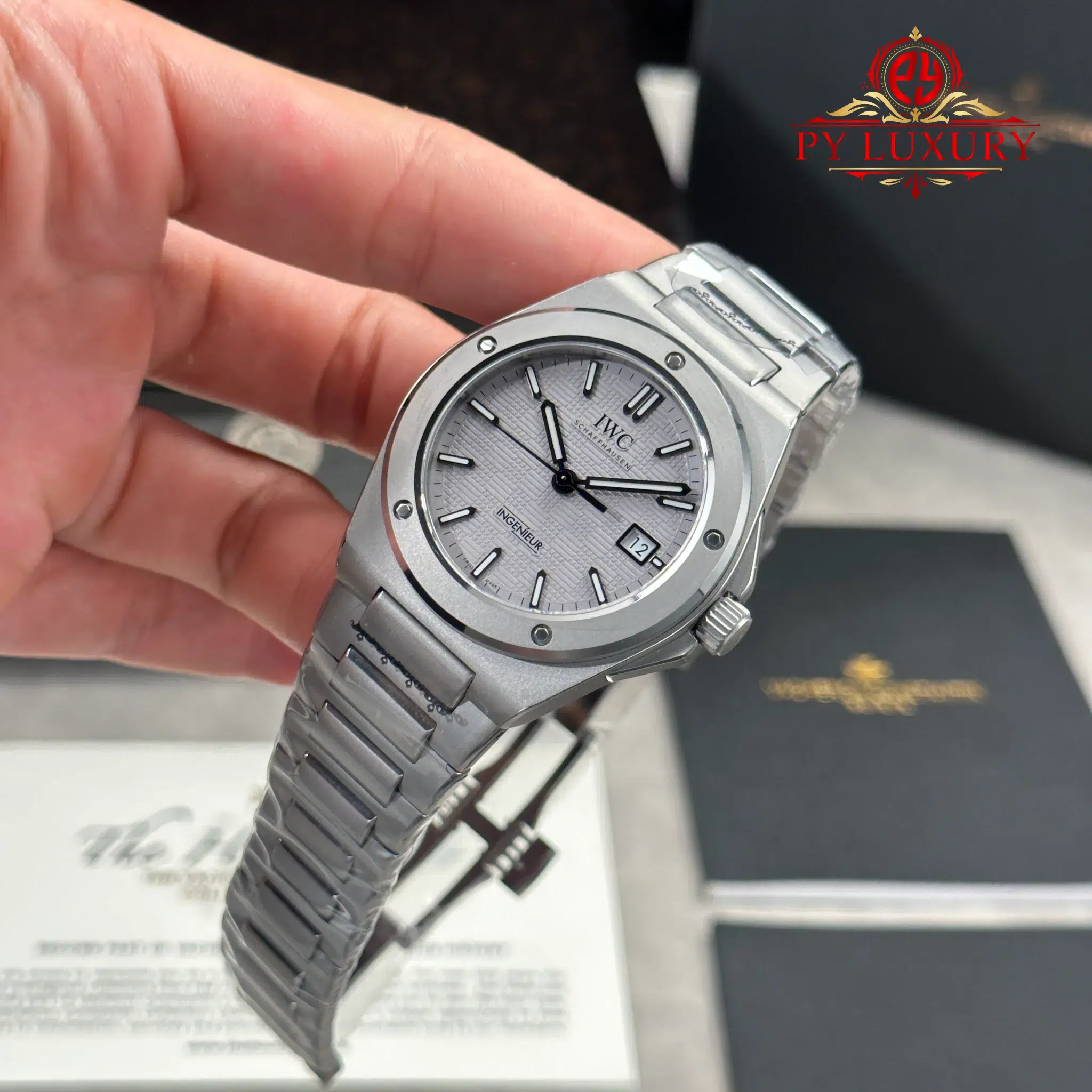 IWC Ingenieur Automatic IW328904 Grey Dial Best Replica GHF - 3