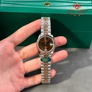 Rolex Datejust 278271-0004 Steel & Rose Gold Chocolate Diamond-set Dial Jubilee Bracelet 1:1 Best Replica ARF