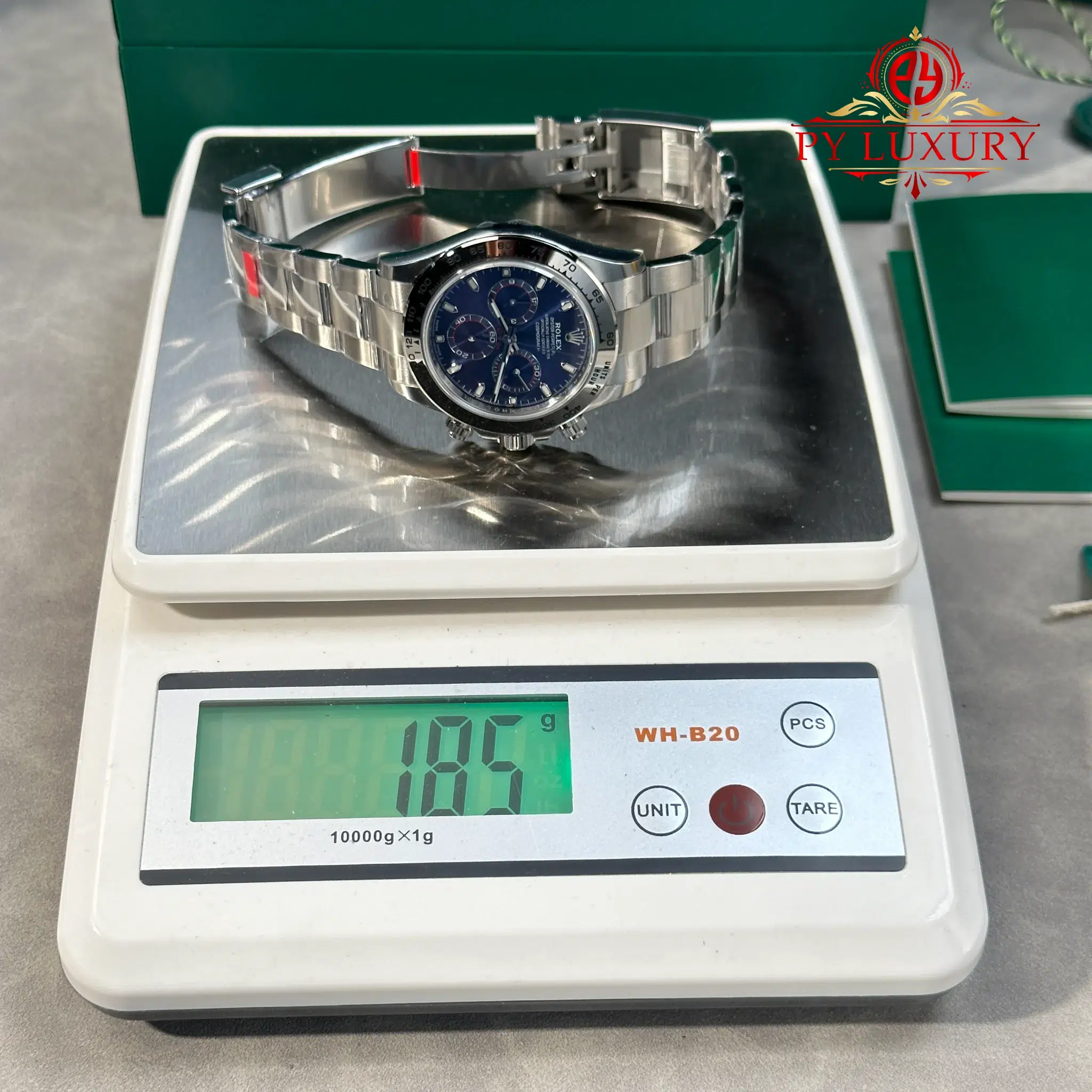 Rolex Daytona 116509 Blue Dial Gained Weight 185g Best Replica VSF - 12