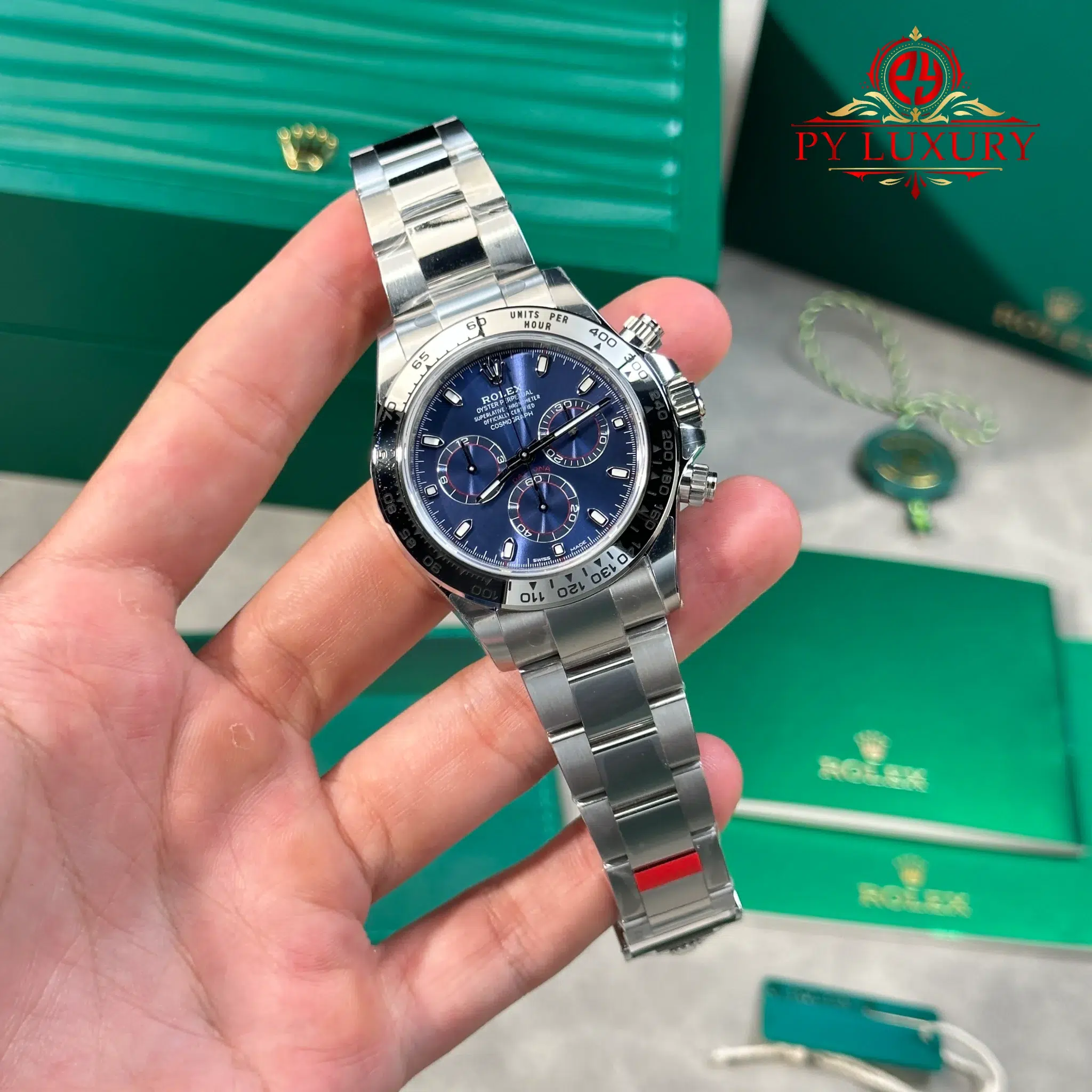 Rolex Daytona 116509 Blue Dial Gained Weight 185g Best Replica VSF - 2