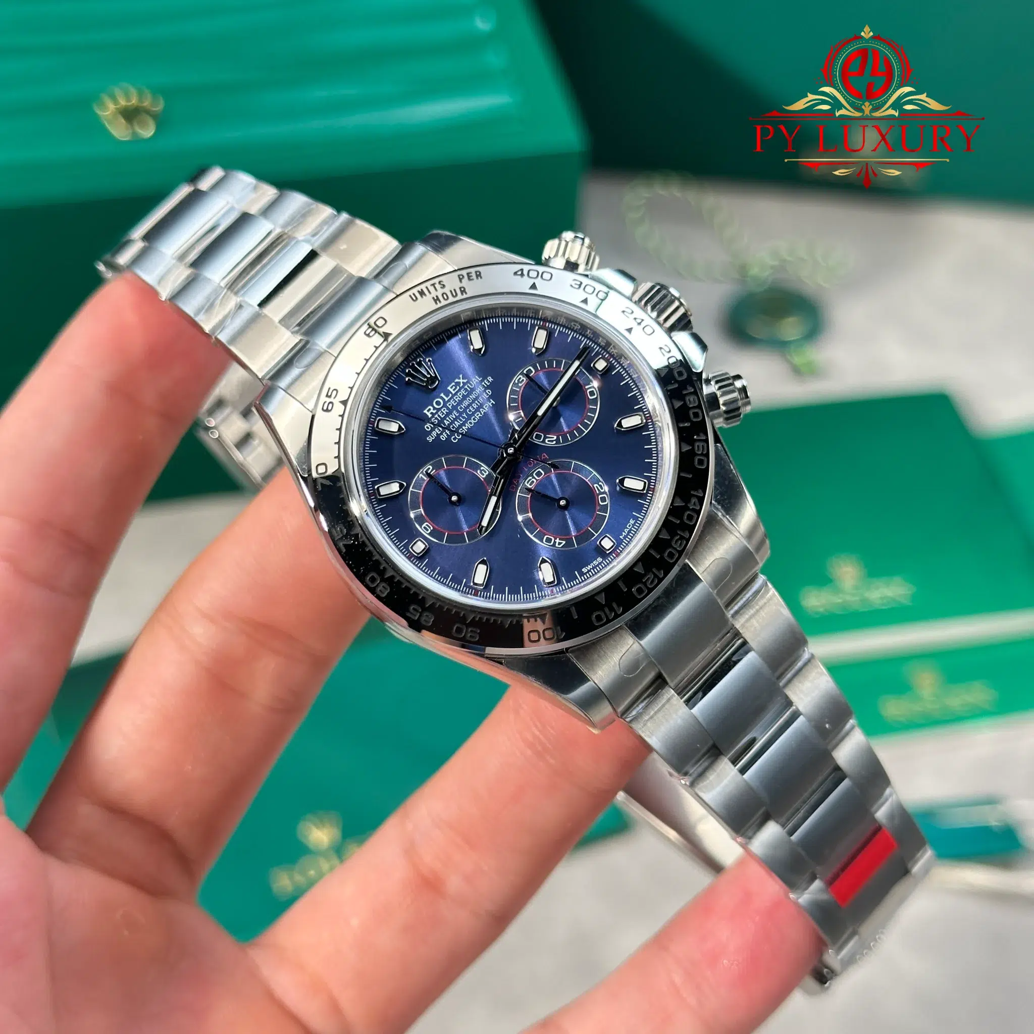 Rolex Daytona 116509 Blue Dial Gained Weight 185g Best Replica VSF - 4