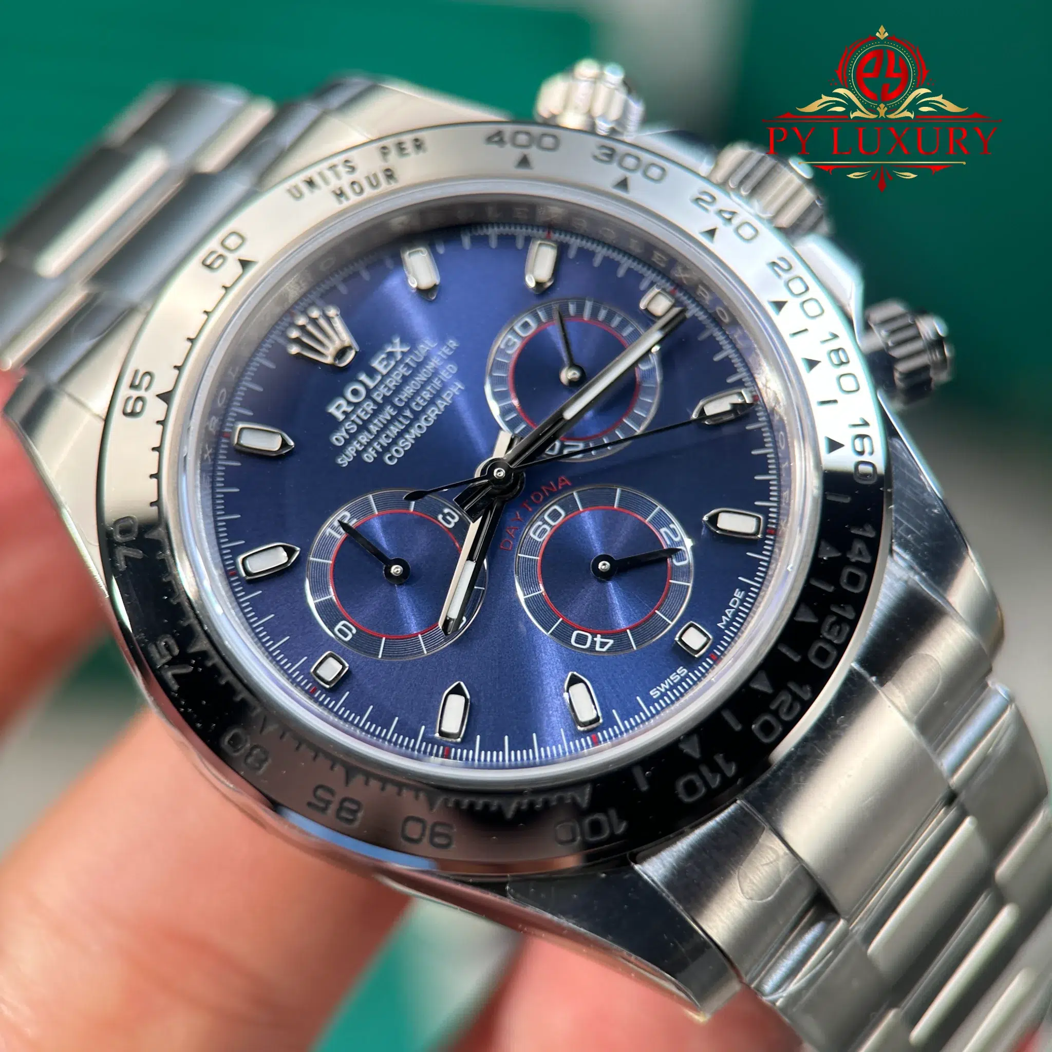 Rolex Daytona 116509 Blue Dial Gained Weight 185g Best Replica VSF - 6