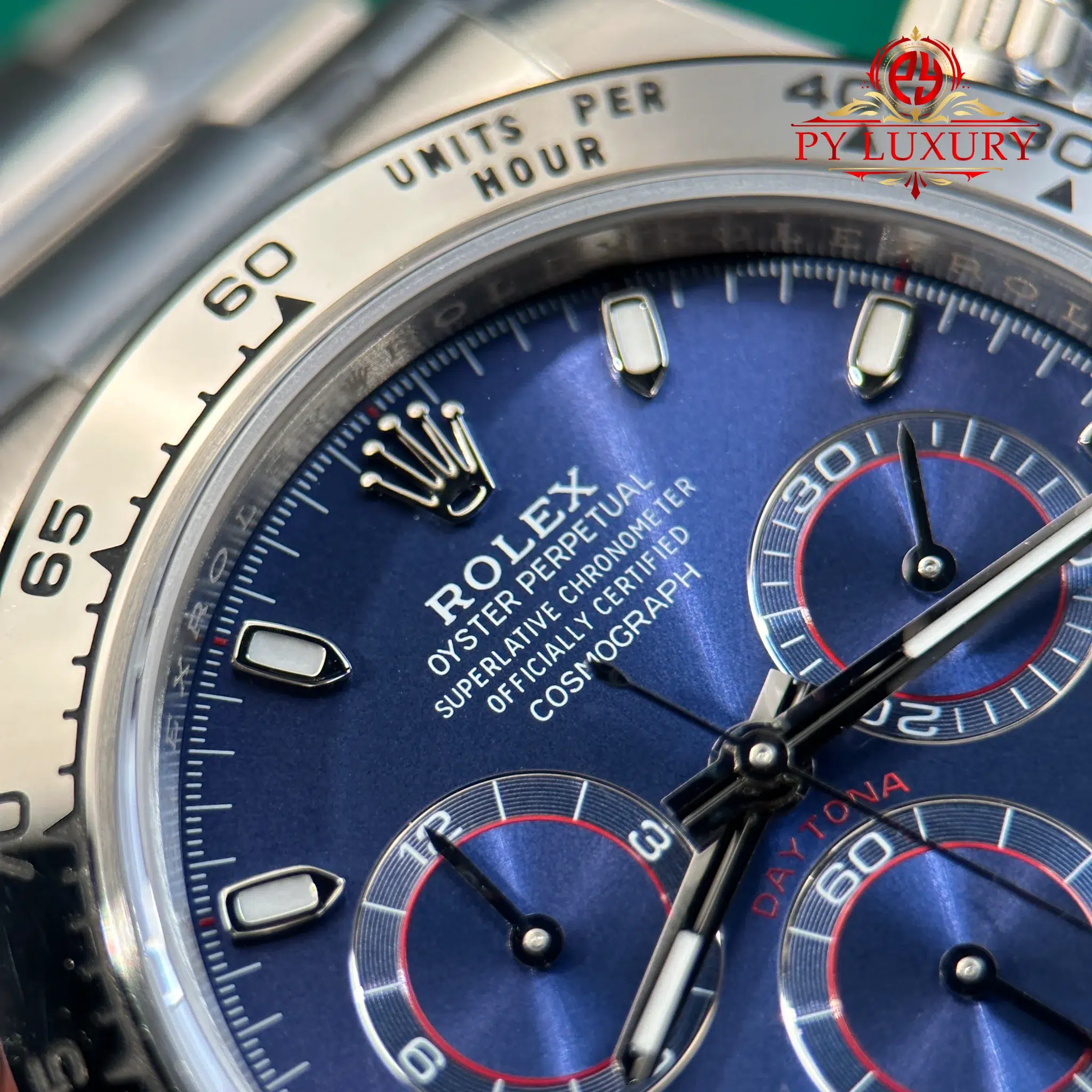 Rolex Daytona 116509 Blue Dial Gained Weight 185g Best Replica VSF - 7