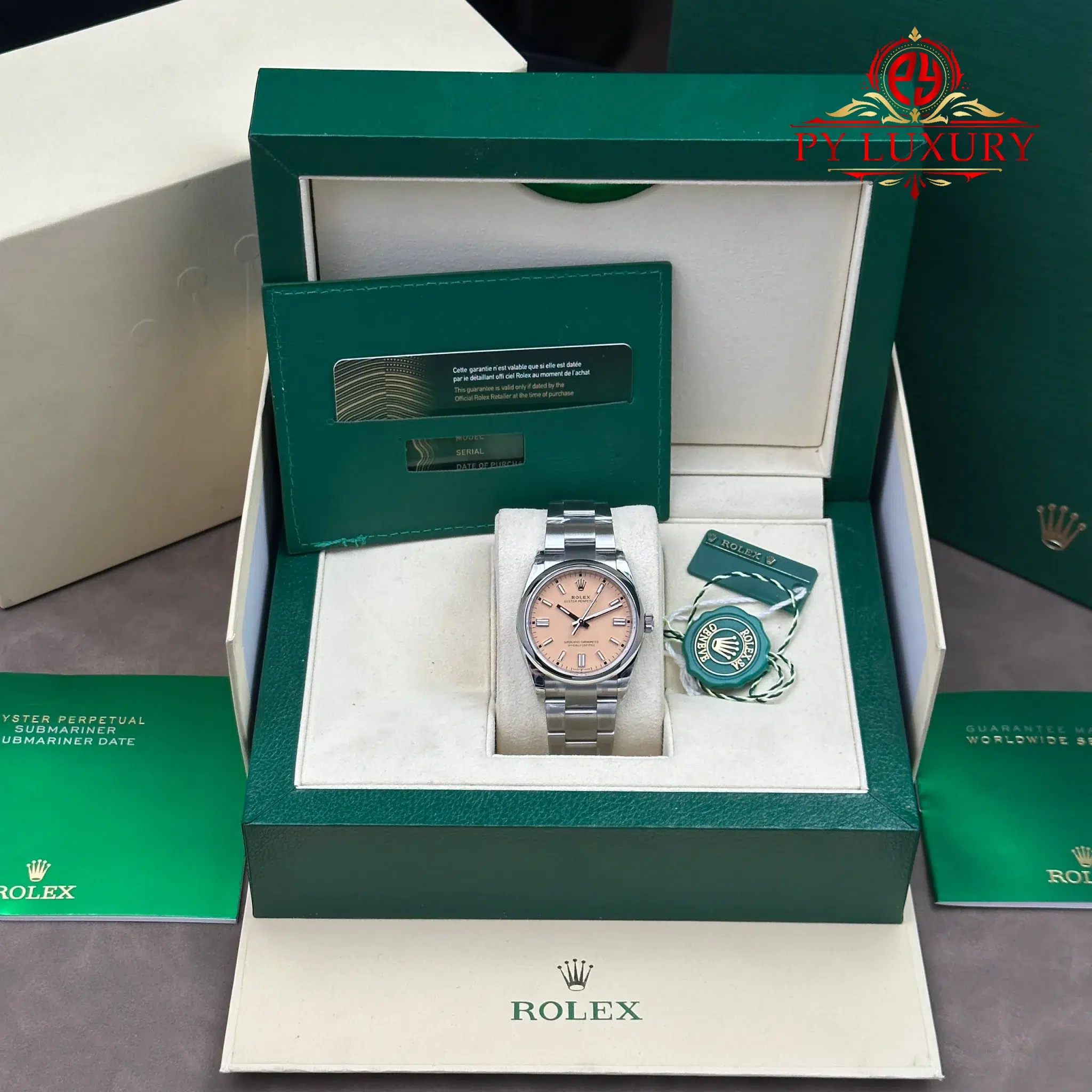 Rolex Oyster Perpetual 126000 Beige Dial Top Quality Replica VSF - 1 Rolex Oyster Perpetual 126000 Beige Dial Top Quality Replica VSF 36mm