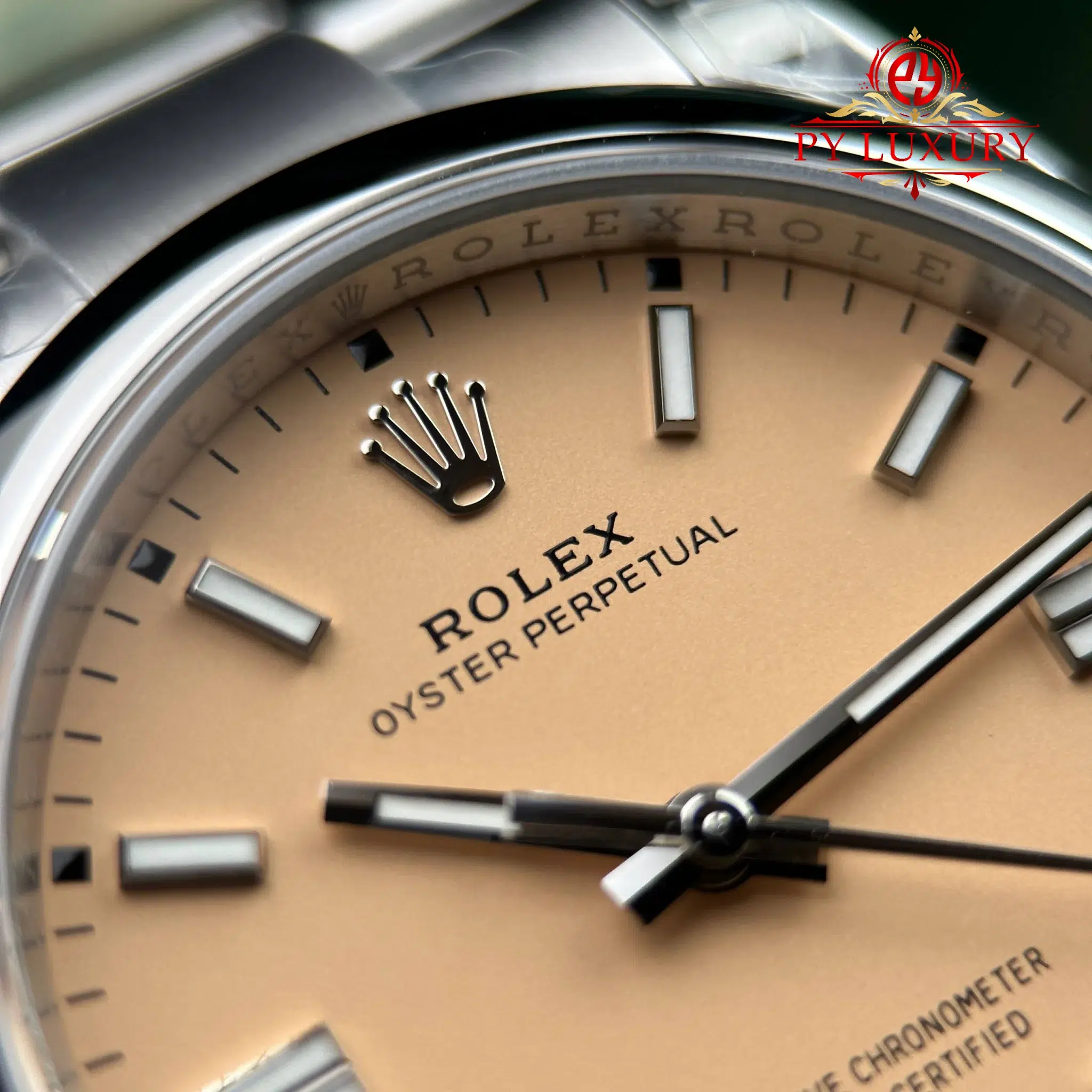 Rolex Oyster Perpetual 126000 Beige Dial Top Quality Replica VSF - 6