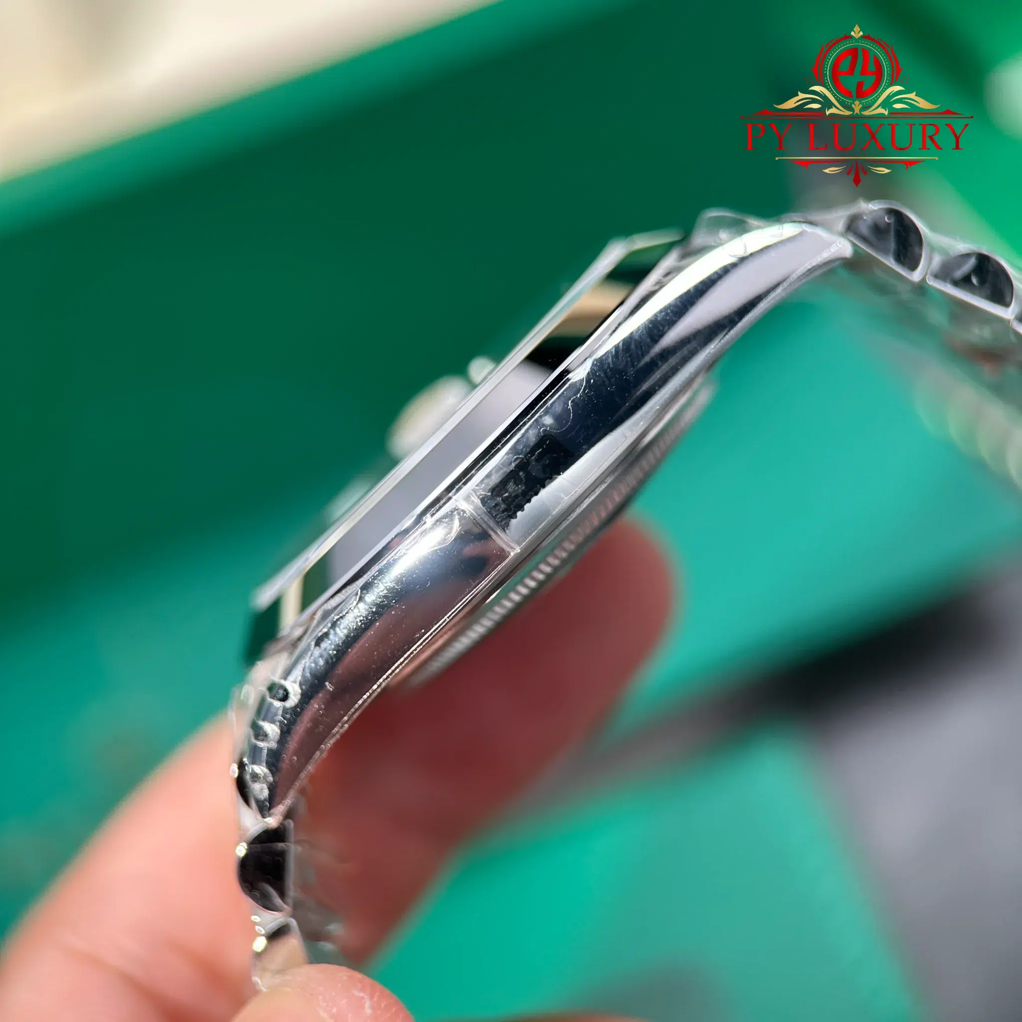 Rolex Datejust 126300-0008 Slate Dial Smooth Bezel Jubilee Bracelet Super Clone - 9