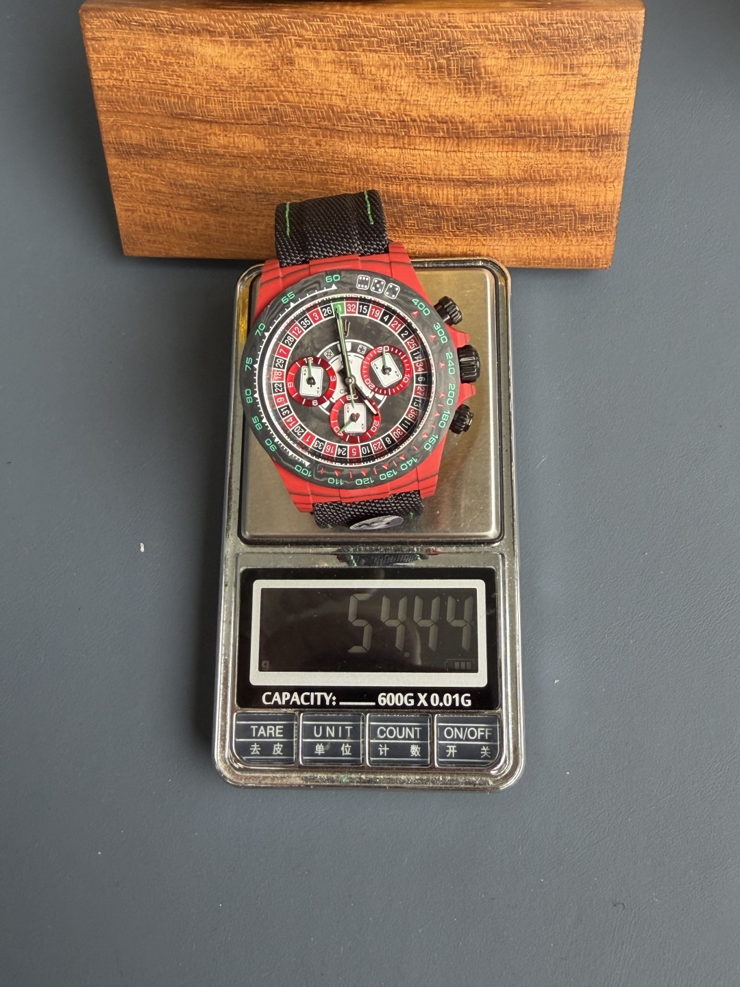 Rolex Daytona DiW Lucky Player 3 Red Quartz Fiber Textile Strap Super Clone N6F - 11