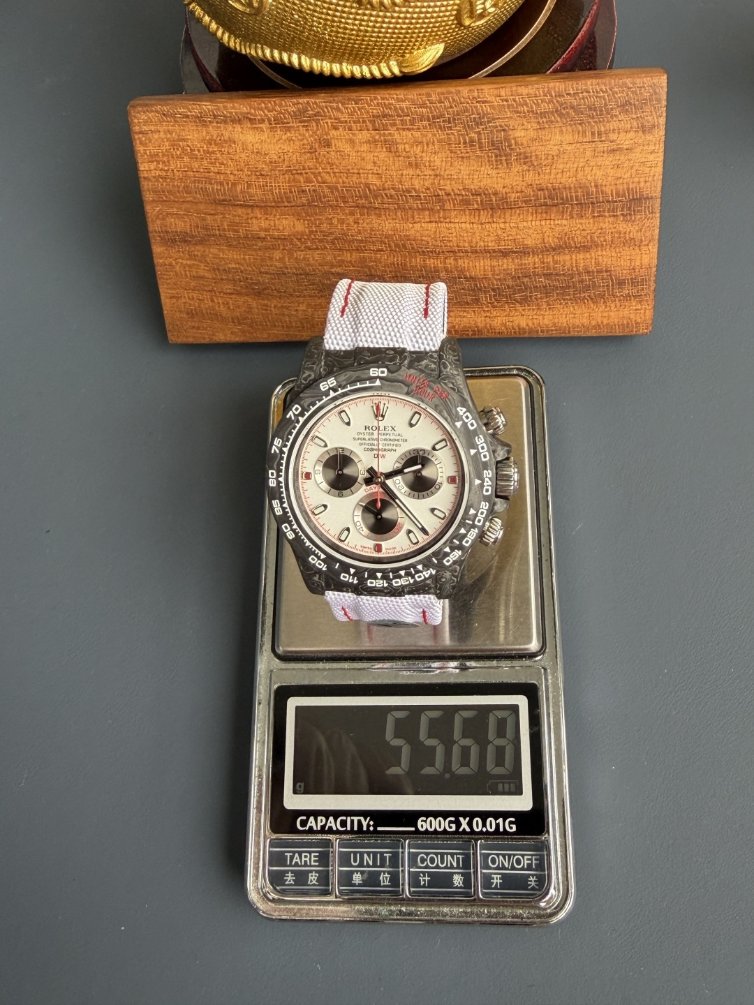 Rolex Daytona DiW SPEEDSTER WHITE Carbon Fiber Super Clone N6F - 11