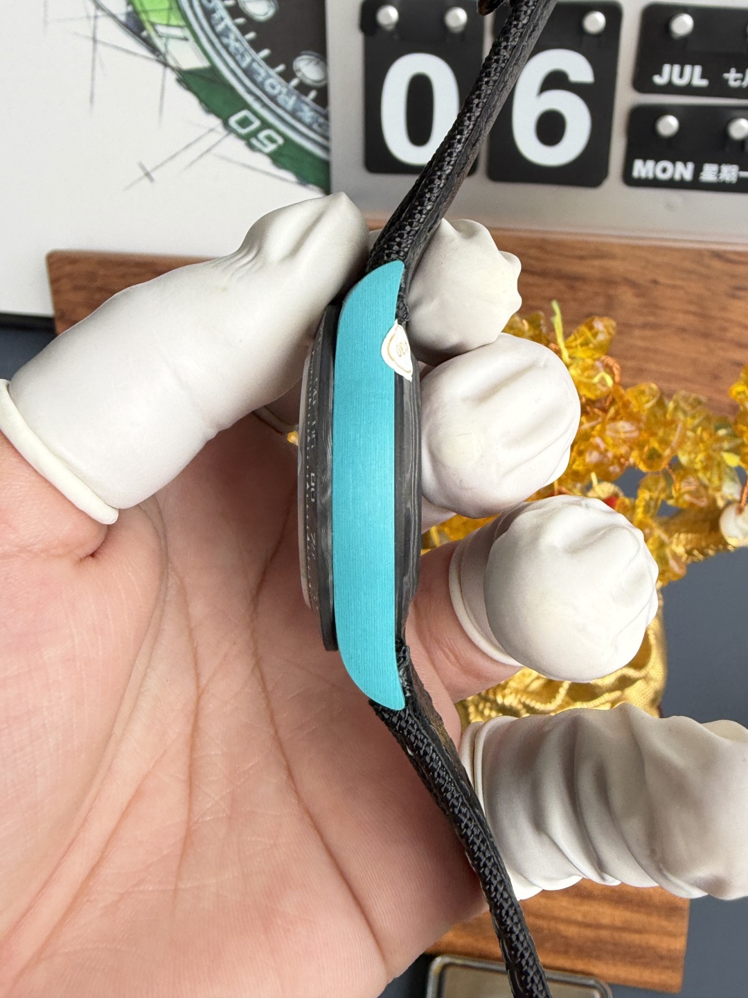 Rolex Daytona DiW Tiffany Blue Celeste CarboQuartz Textile Strap Super Clone N6F - 7