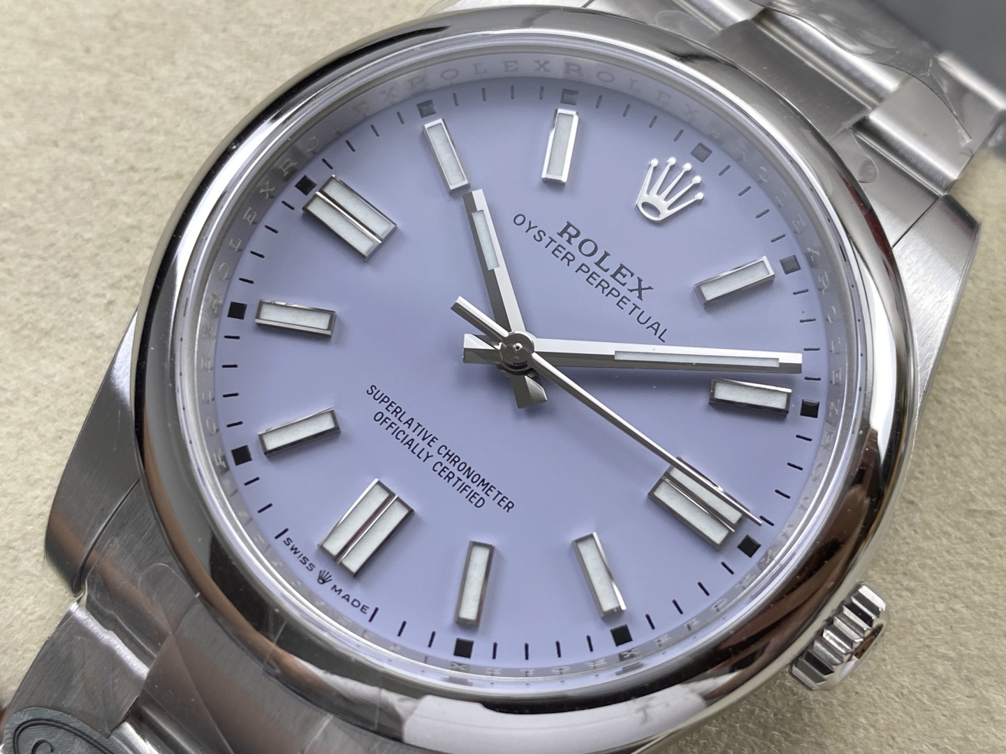 Rolex Oyster Perpetual 134300-0012 Lavender Dial Super Clone - 4