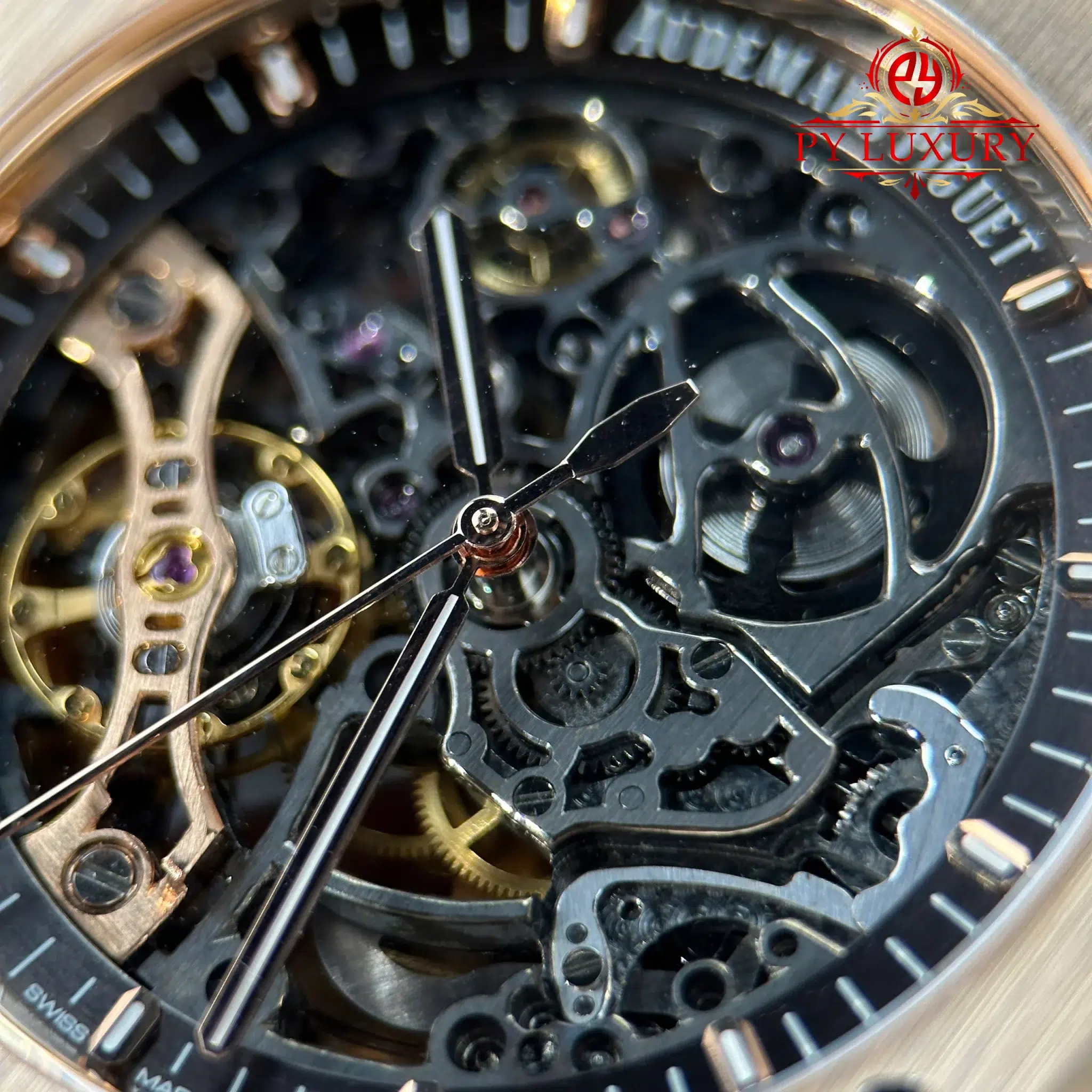 Audemars Piguet Royal Oak 15407OR Double Balance Wheel Openworked Custom Made CNC 18K Solid Rose Gold 41mm - 10