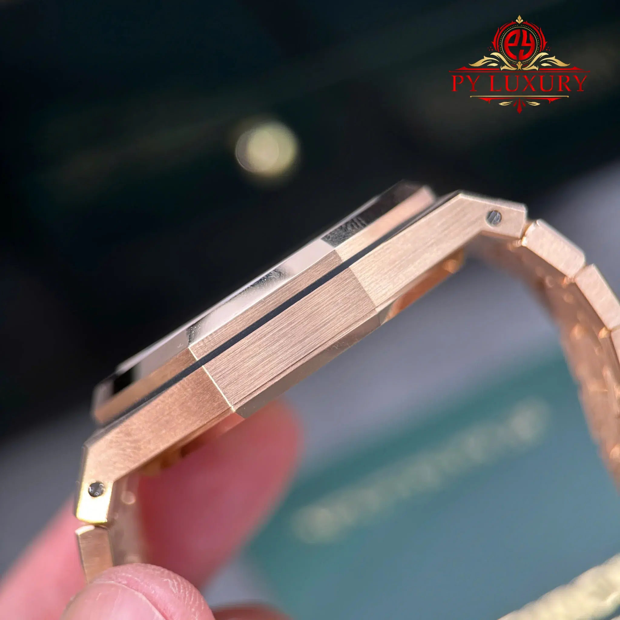Audemars Piguet Royal Oak 15407OR Double Balance Wheel Openworked Custom Made CNC 18K Solid Rose Gold 41mm - 13